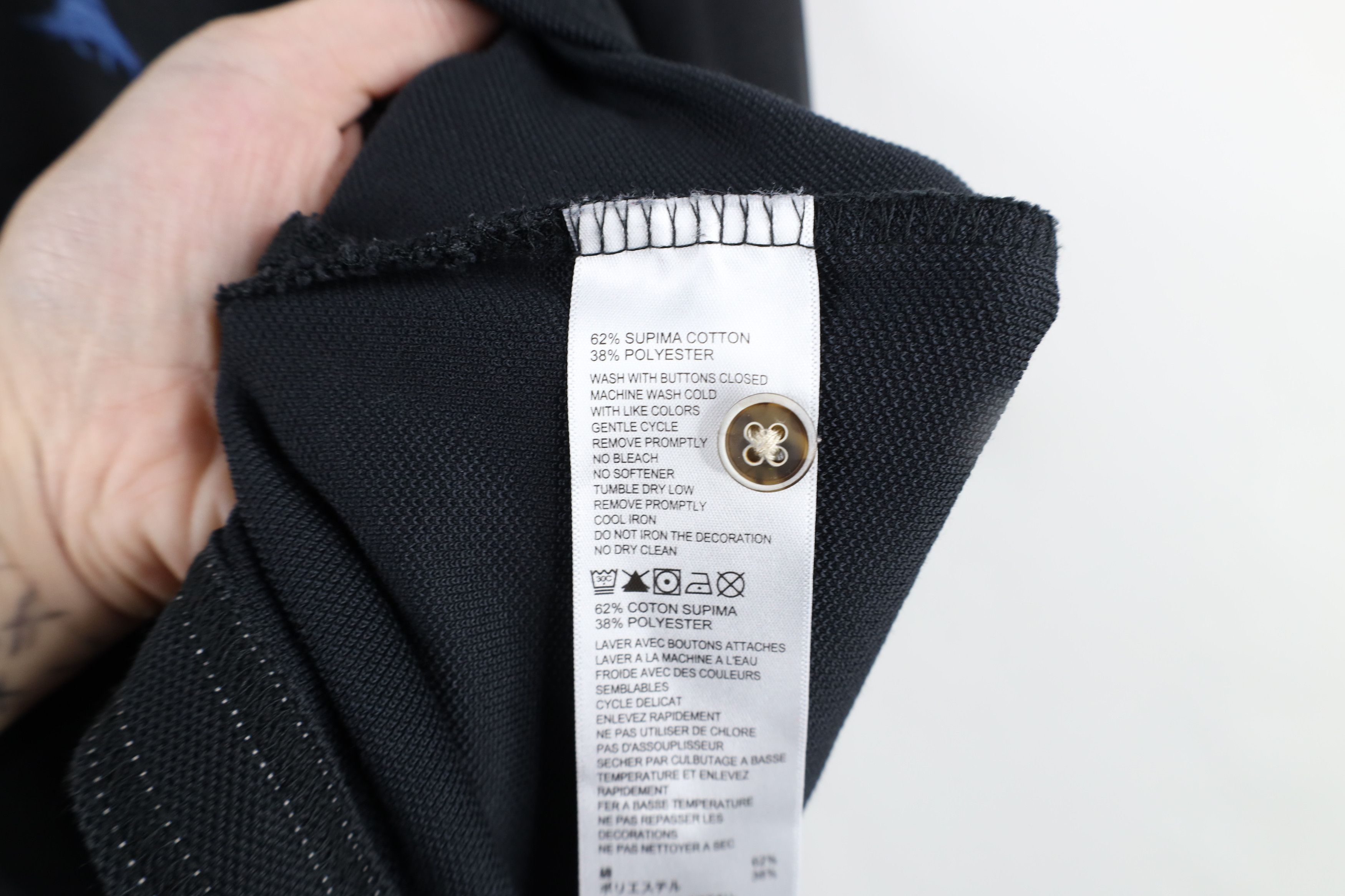Tommy Bahama × Vintage Tommy Bahama Cotton Knit Collared Golf Polo Shirt Black Size US XL / EU 56 / 4 - 9 Thumbnail