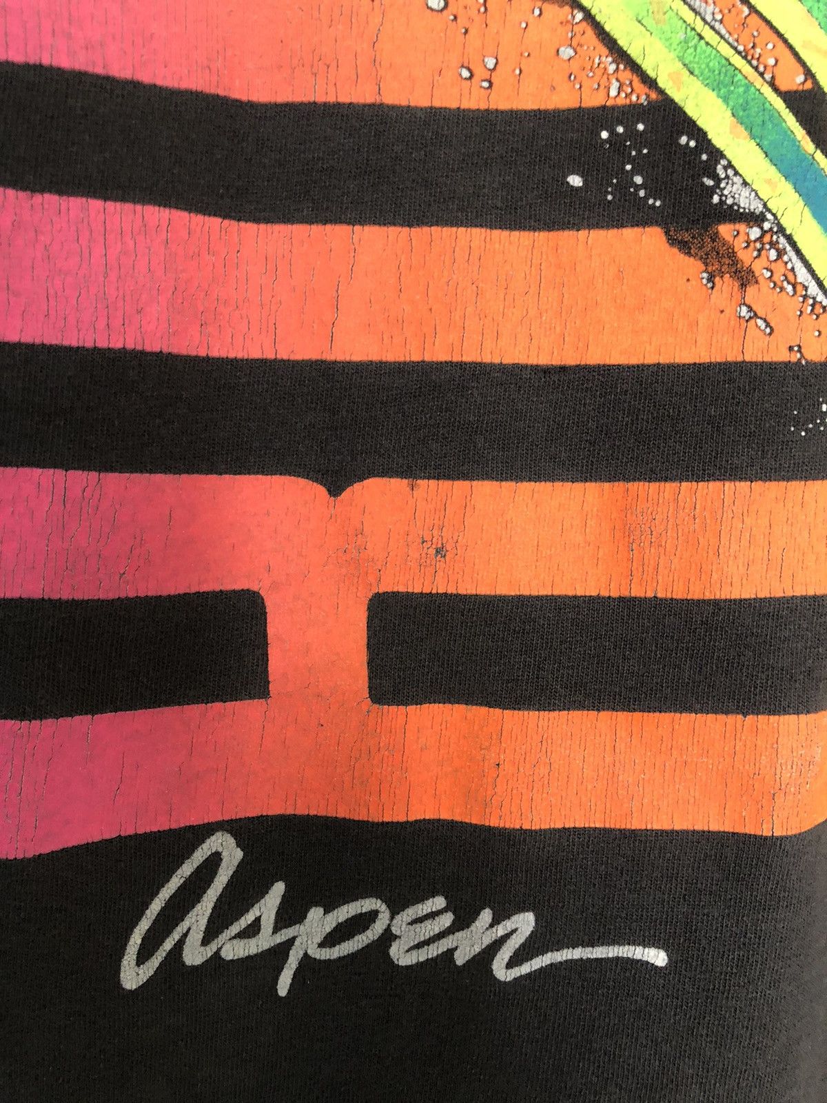 Vintage Vintage 90s SKI Aspen Habitat Tee Size US L / EU 52-54 / 3 - 7 Thumbnail