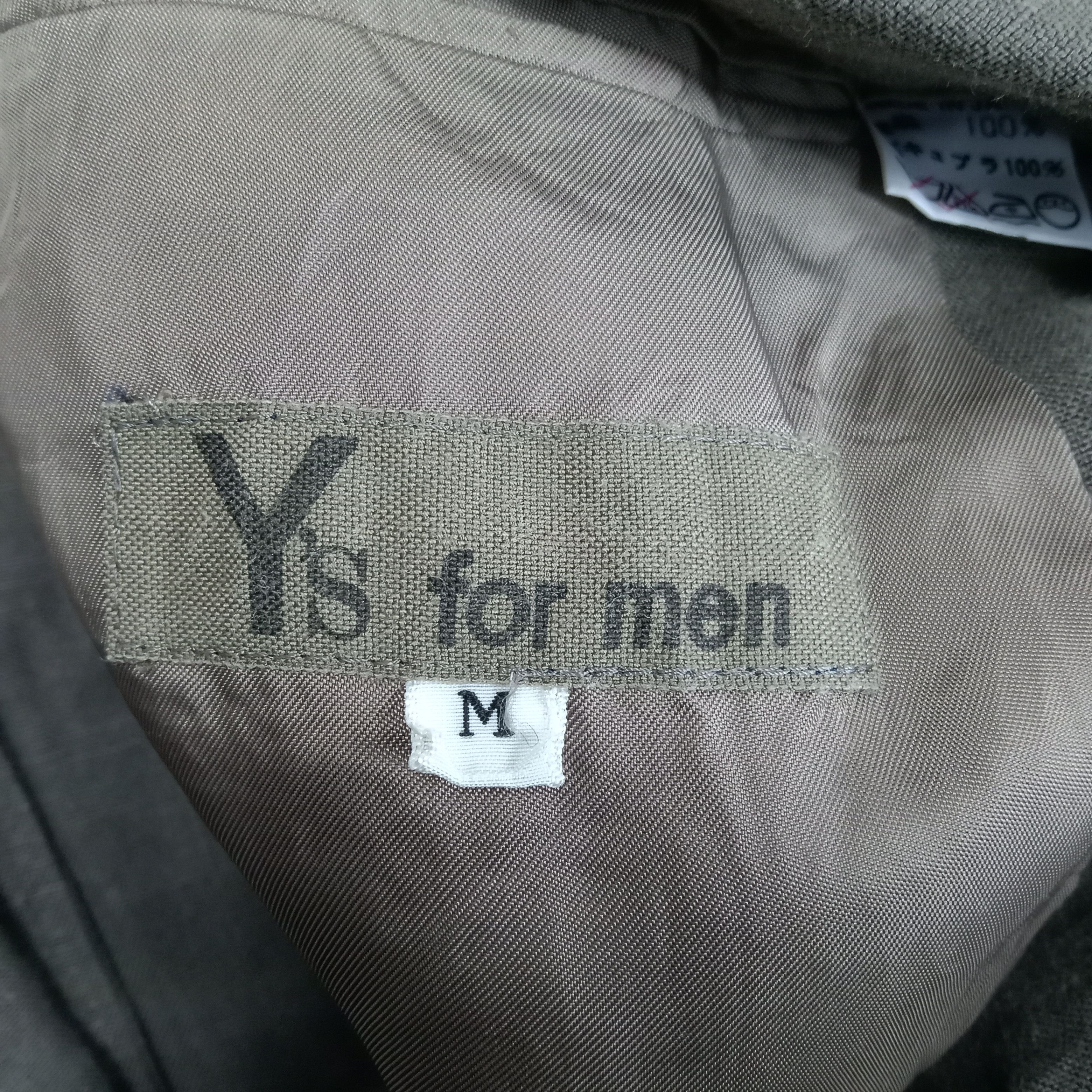 Vintage × Y's for Men × Yohji Yamamoto Ys For Men Yohji Yamamoto Japanese Designer Blazer Size 38R - 5 Thumbnail