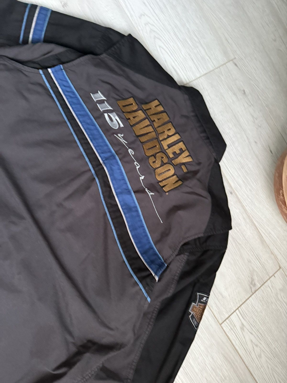 Harley Davidson Vintage Harley Davidson 115 year jacket Size US L / EU 52-54 / 3 - 3 Thumbnail