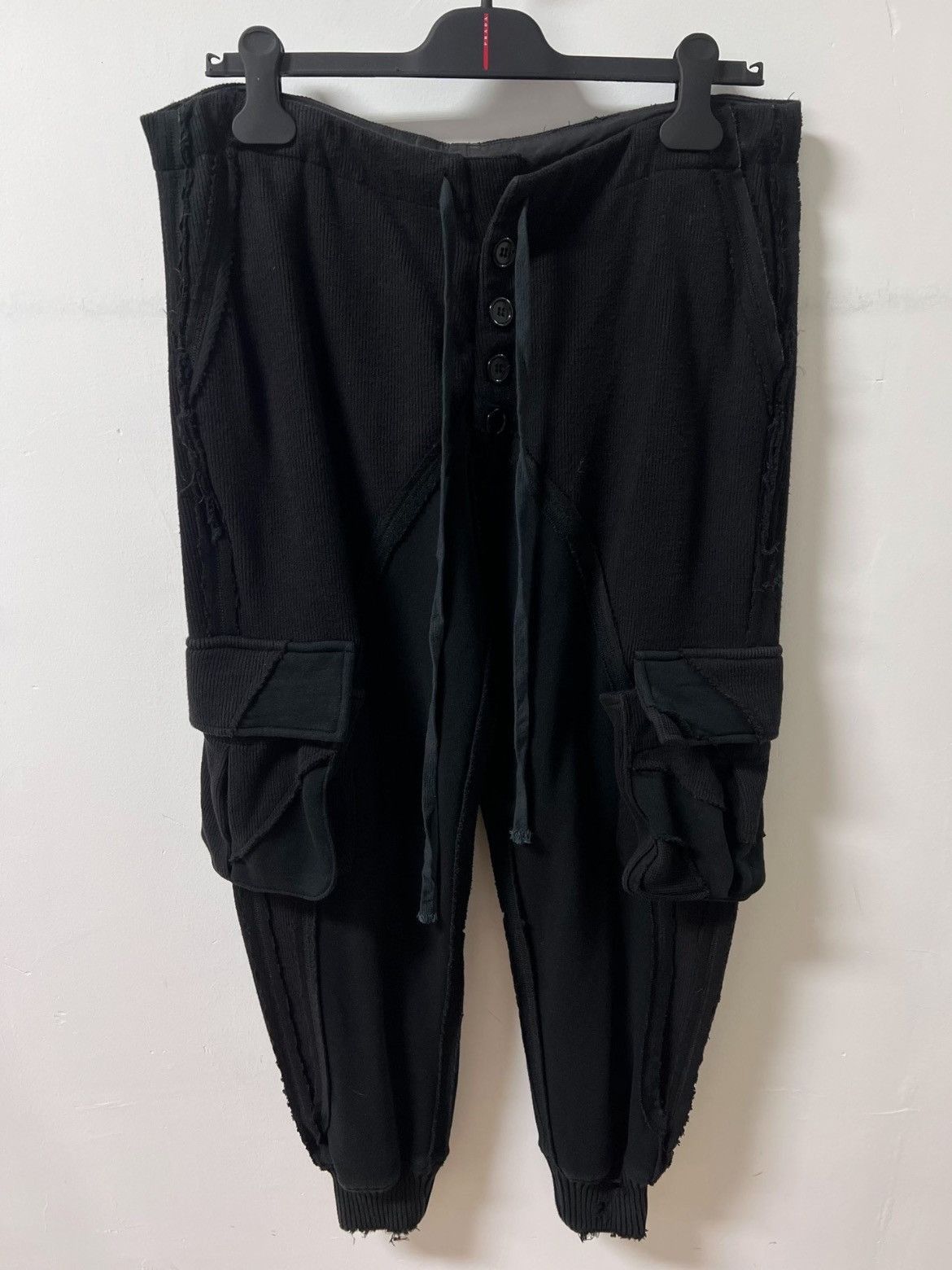 Greg Lauren Sz 2 Greg Lauren 21SS Distressed Joint Sweatpants Size US 32 / EU 48 - 1 Thumbnail