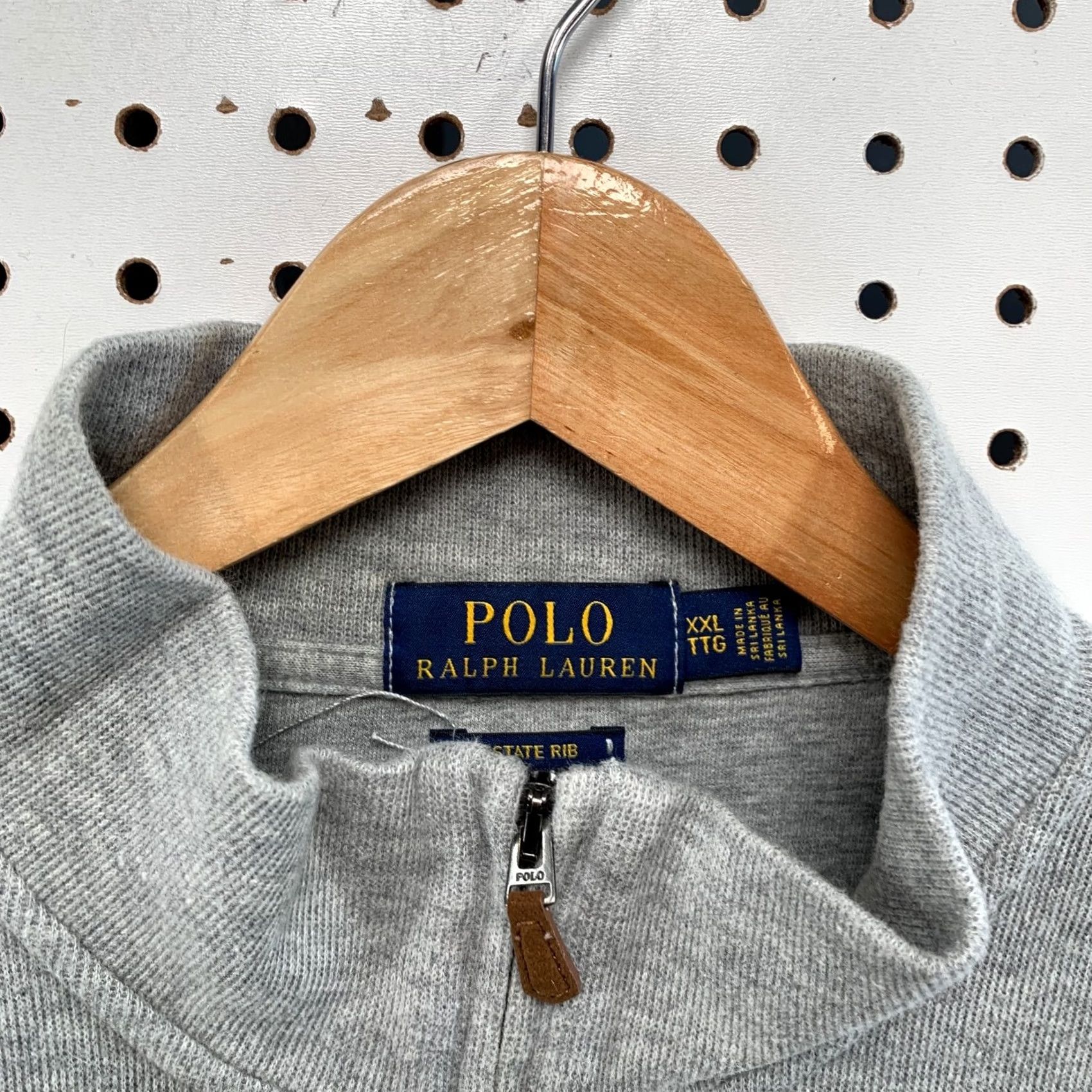 Polo Ralph Lauren Polo Ralph Lauren 1/4 Zip Pullover Sweater Gray Pony Estate Rib Mens 2XL 29x30 Size US XXL / EU 58 / 5 - 7 Thumbnail