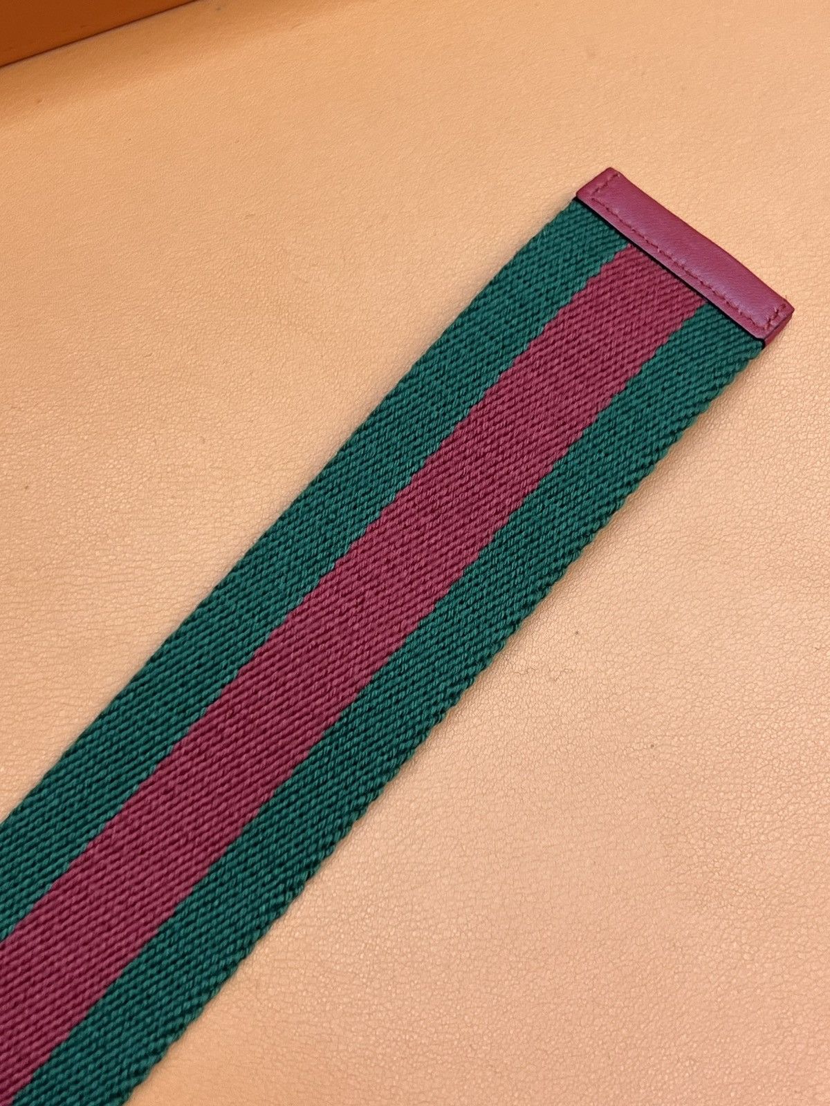 Gucci Gucci Web Feline D Ring Belt Size ONE SIZE - 10 Thumbnail
