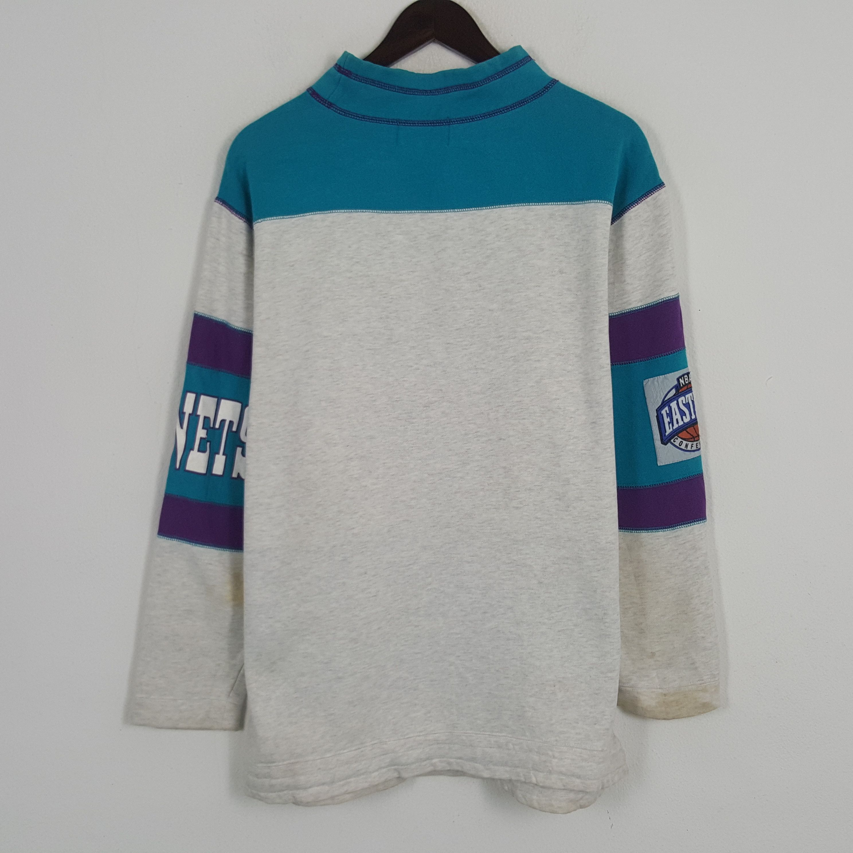 NBA × Vintage Vintage NBA Charlotte Hornets Sweatshirt Size US M / EU 48-50 / 2 - 3 Thumbnail