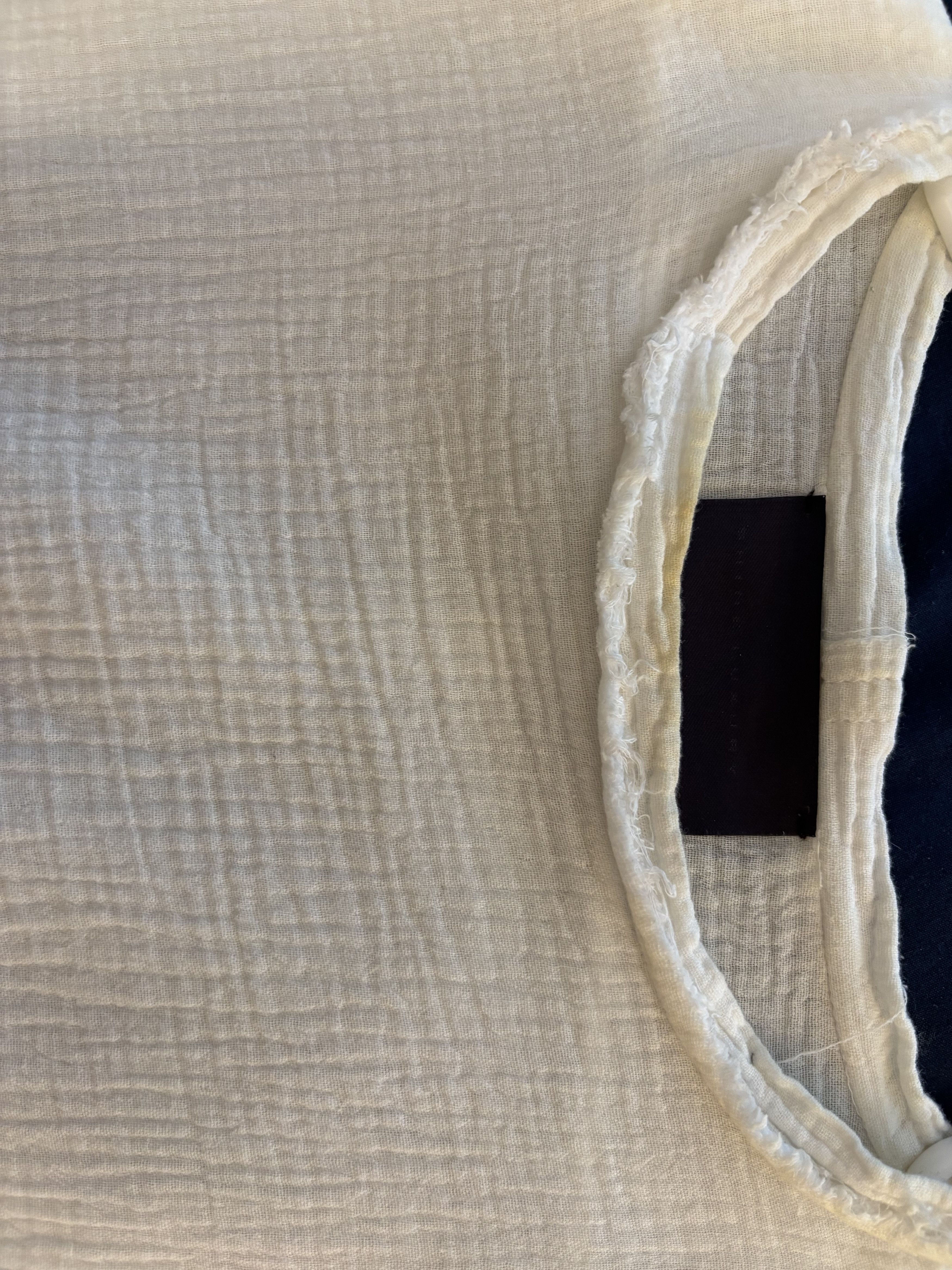 SHINE LUXURY Shine Luxury "EXAMINE" Muslin Cargo Distressed Sweater Size US S / EU 44-46 / 1 - 7 Thumbnail