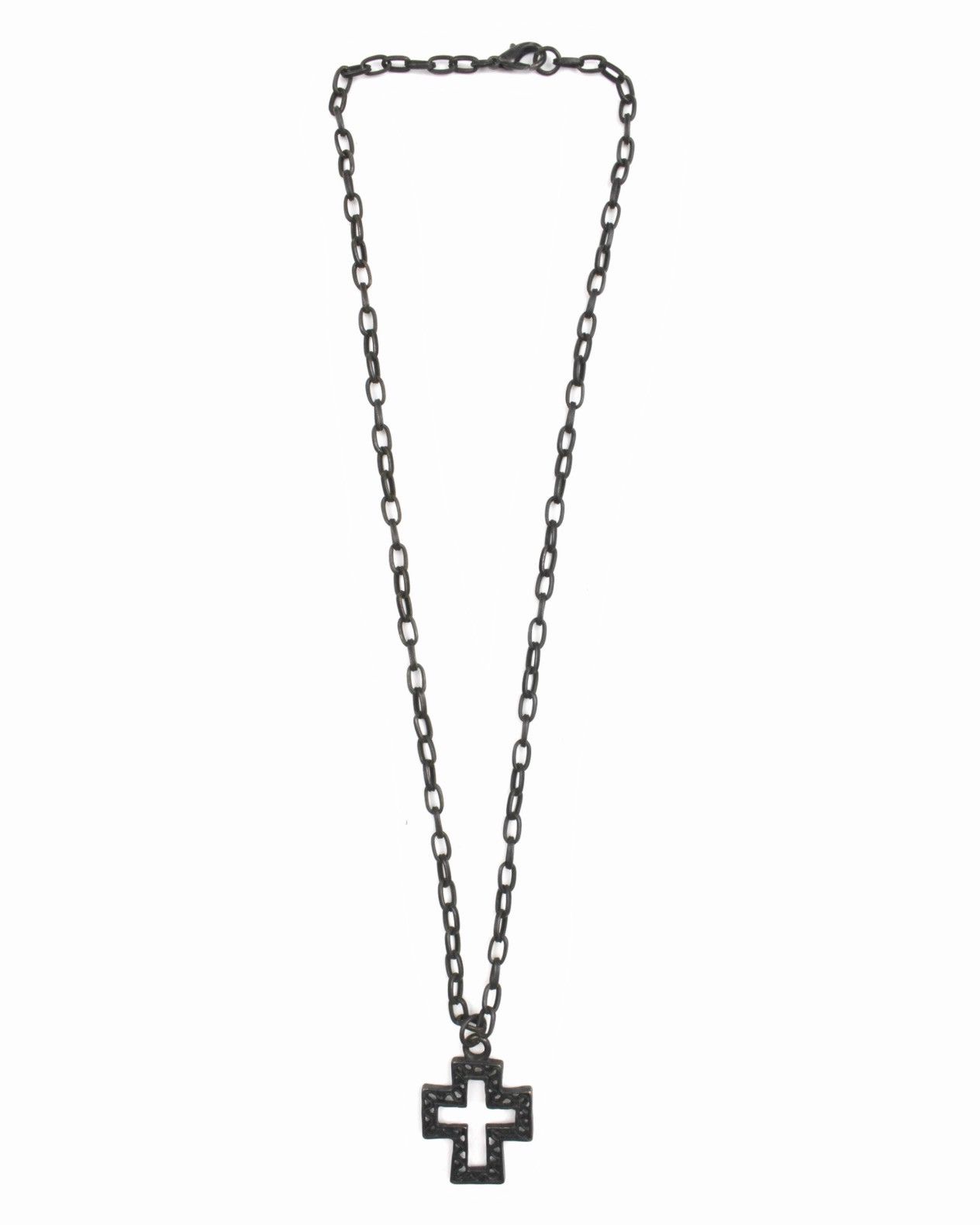 If Six Was Nine 2000S JAPANESE MADE GOTHIC FILIGREE CROSS NECKLACE Size ONE SIZE - 1 Thumbnail
