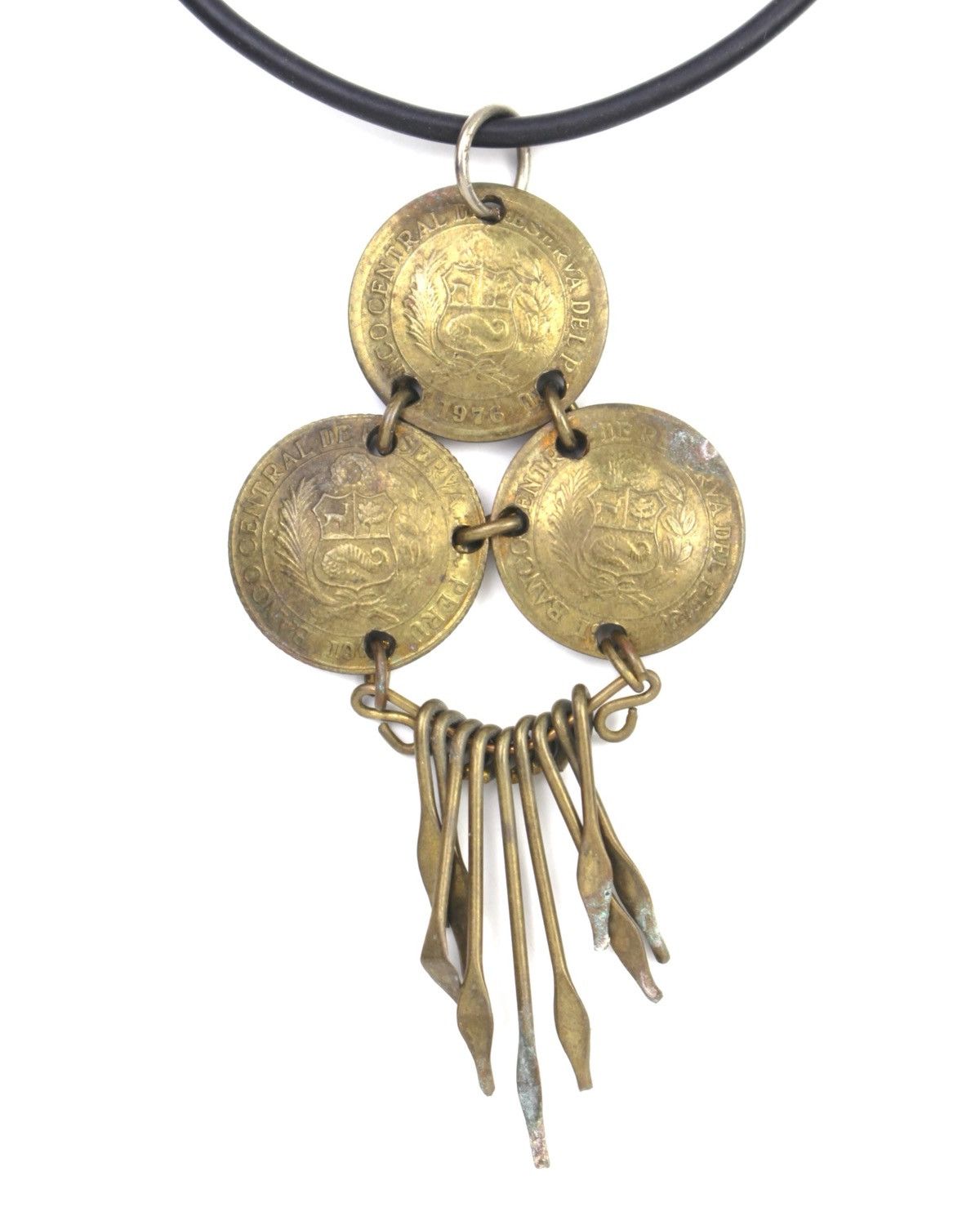 If Six Was Nine 2000S JAPANESE MADE BRASS COIN AMULET NECKLACE Size ONE SIZE - 2 Thumbnail