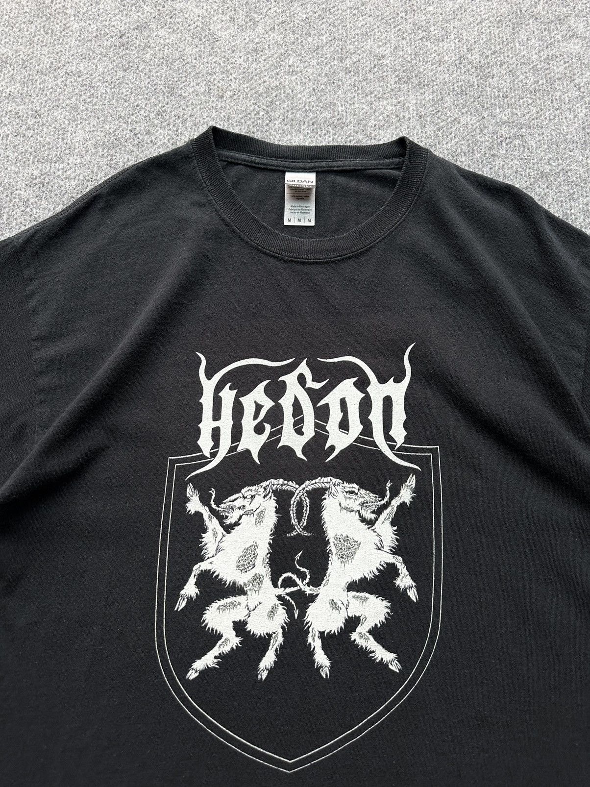 Band Tees × Vintage Vintage T-shirt Death Metal hedon big print Size US M / EU 48-50 / 2 - 4 Thumbnail