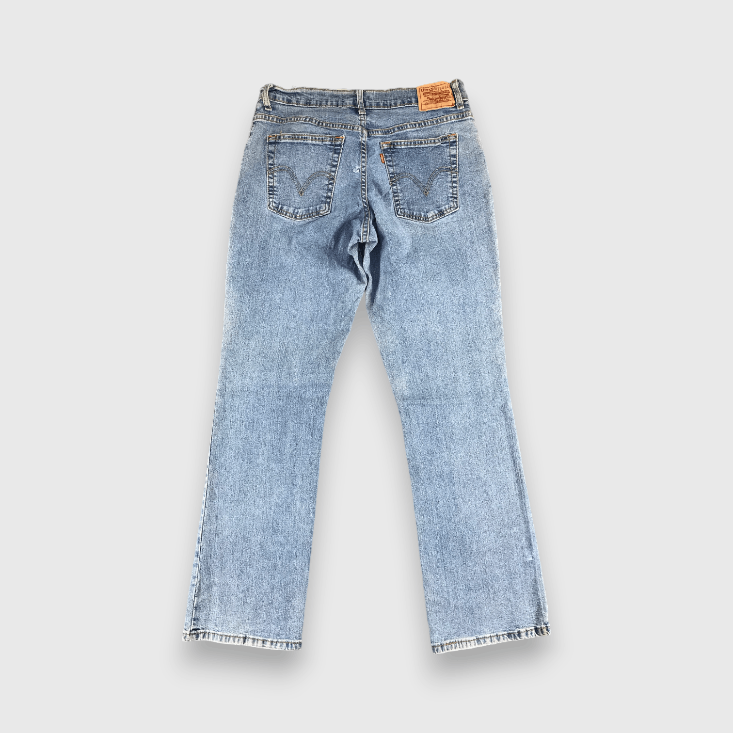 Levi's Vintage Levis 550 Jeans Faded Blue Denim -J555 Size US 32 / EU 48 - 2 Thumbnail