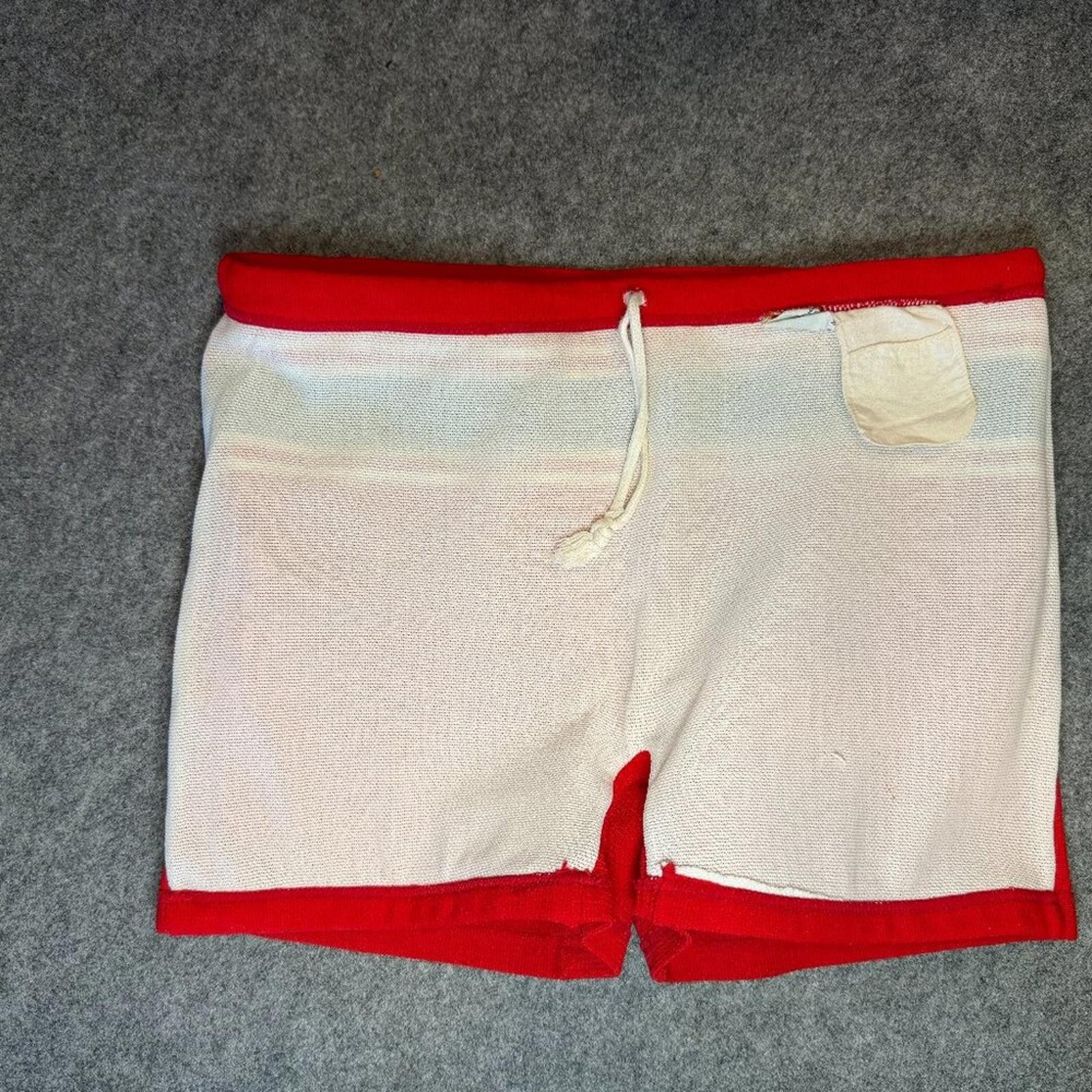 Other Surfville Vintage Men’s Swim Brief Red Striped Made in Japan Size US 32 / EU 48 - 3 Thumbnail