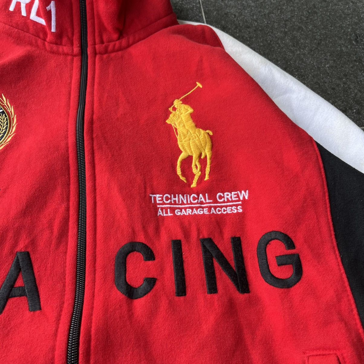 Polo Ralph Lauren Vintage Polo Ralph Lauren Racing Italia 2011 Team Zip Jacket Size US L / EU 52-54 / 3 - 4 Thumbnail
