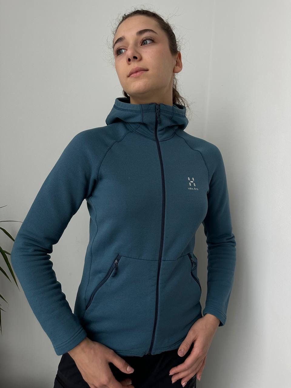 Haglofs × Vintage Vintage Haglofs Blue Outdoor Zip Hoodie Size S / US 4 / IT 40 - 7 Thumbnail