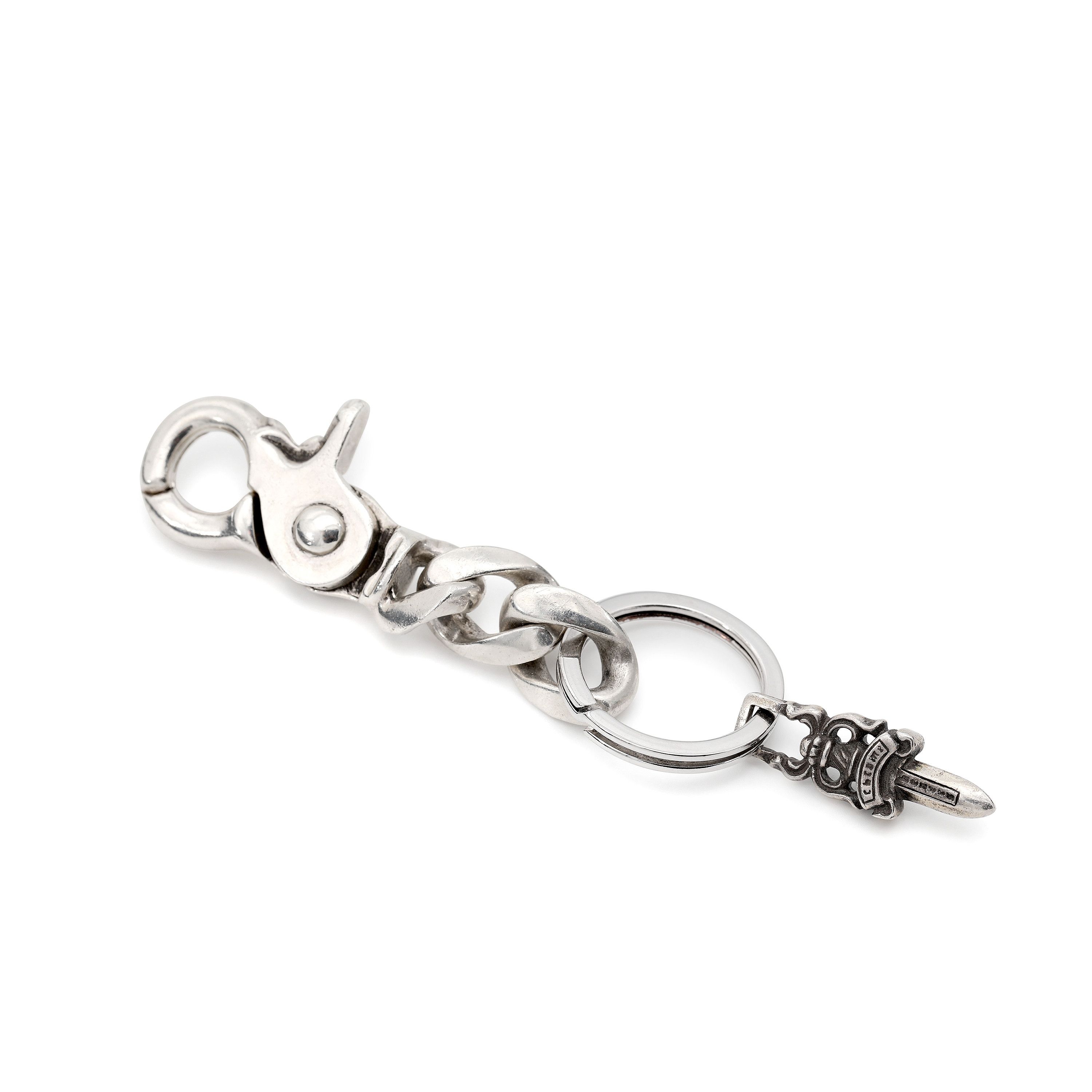 Chrome Hearts Chrome hearts Celtic roller keychain with dagger