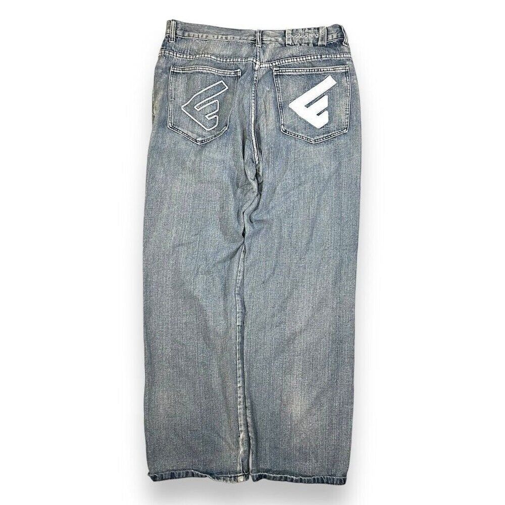 Enyce Vintage 90s/Y2k Enyce Embroidered Logo Baggy Skater Denim P Size US 36 / EU 52 - 3 Thumbnail