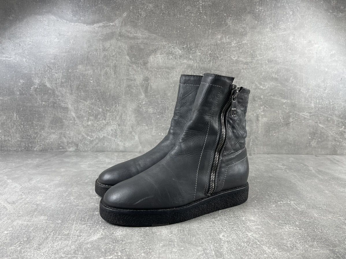 Dirk Bikkembergs Dirk Bikkembergs Leather Ankle Zip Boots Black Size US 7 / IT 37 - 1 Thumbnail