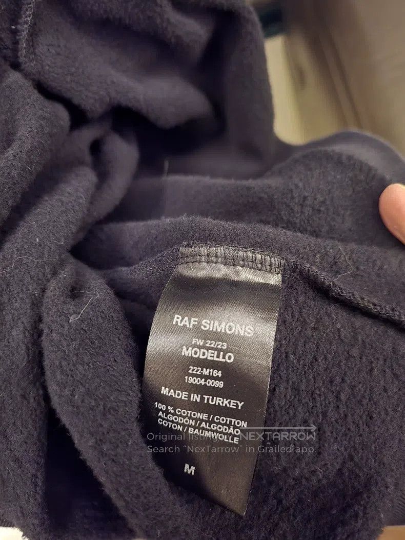 Raf Simons Raf Simons 23fw black wizard hooded sweatshirt Size US S / EU 44-46 / 1 - 5 Thumbnail