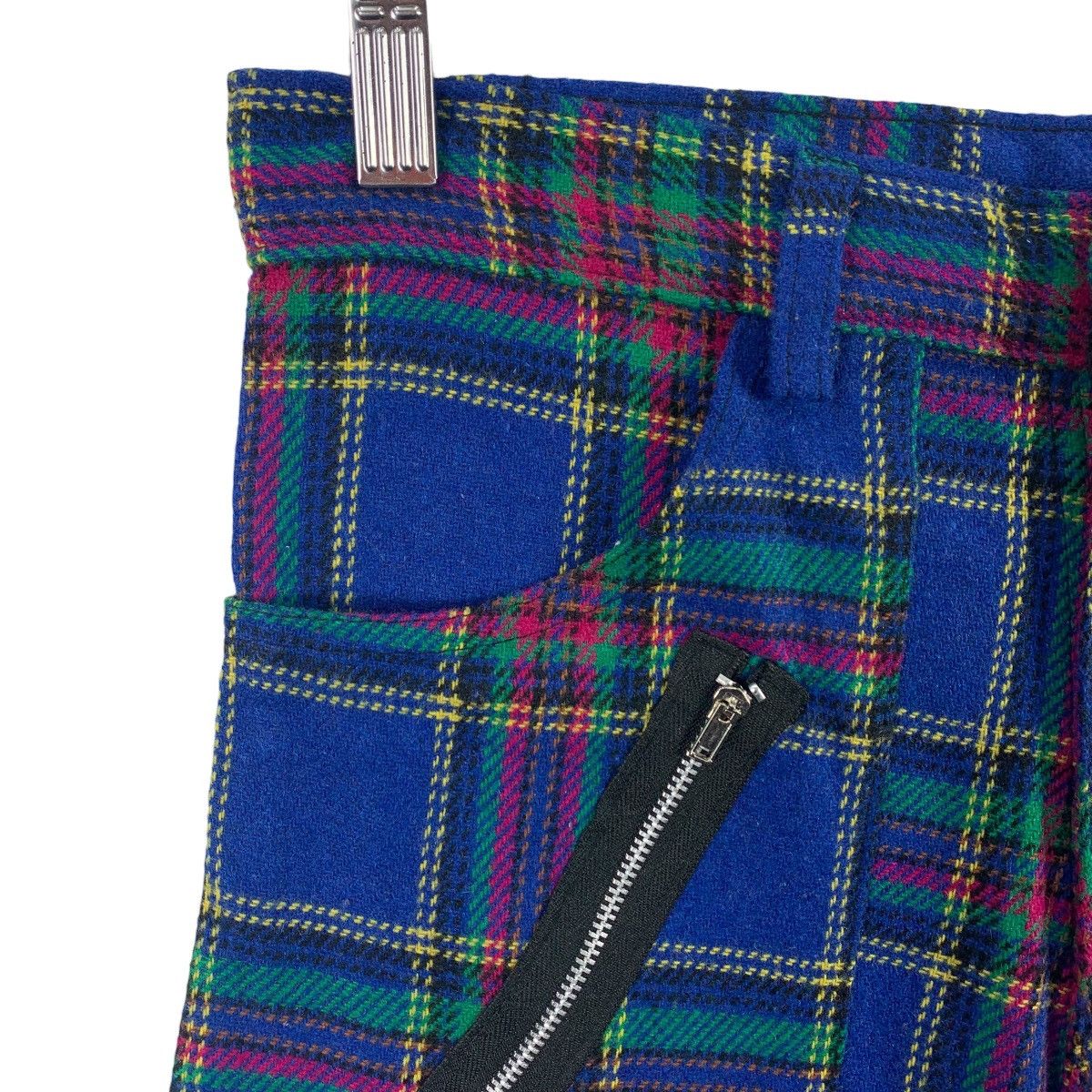 Seditionaries × Vintage Vintage TIGER OF LONDON blue tartan plaid zip bondage pants Size US 29 - 6 Thumbnail