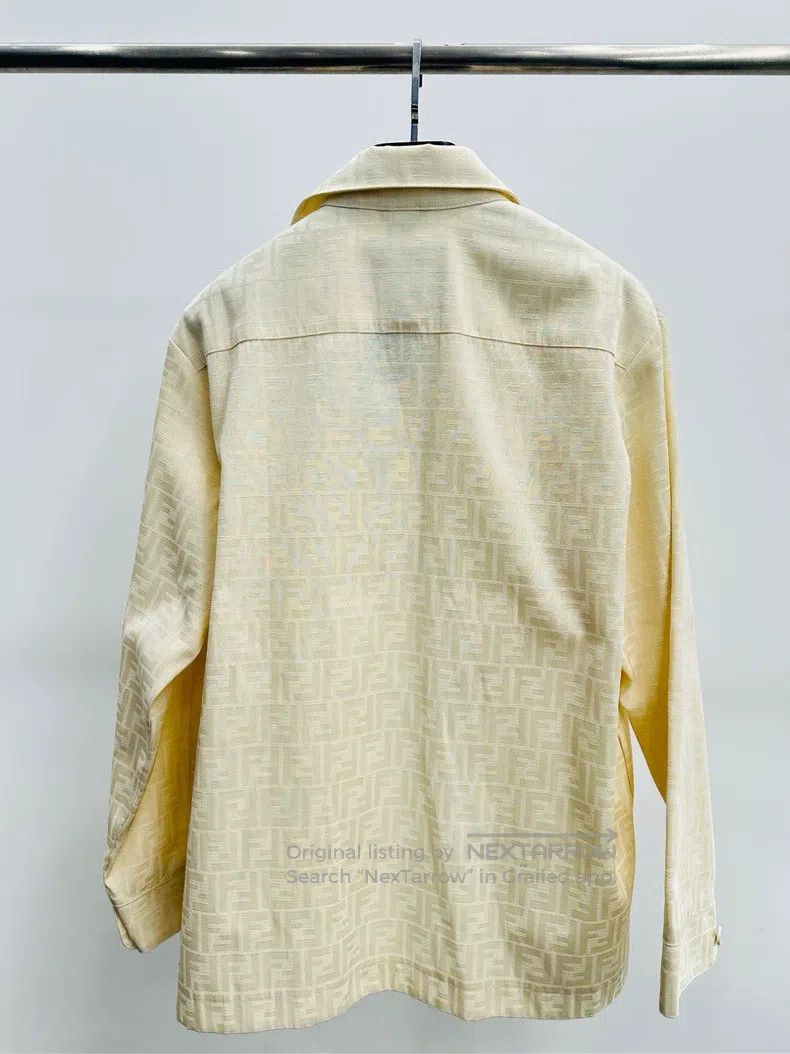 Fendi Fendi Logo full print single-breasted jacket Size US M / EU 48-50 / 2 - 2 Thumbnail