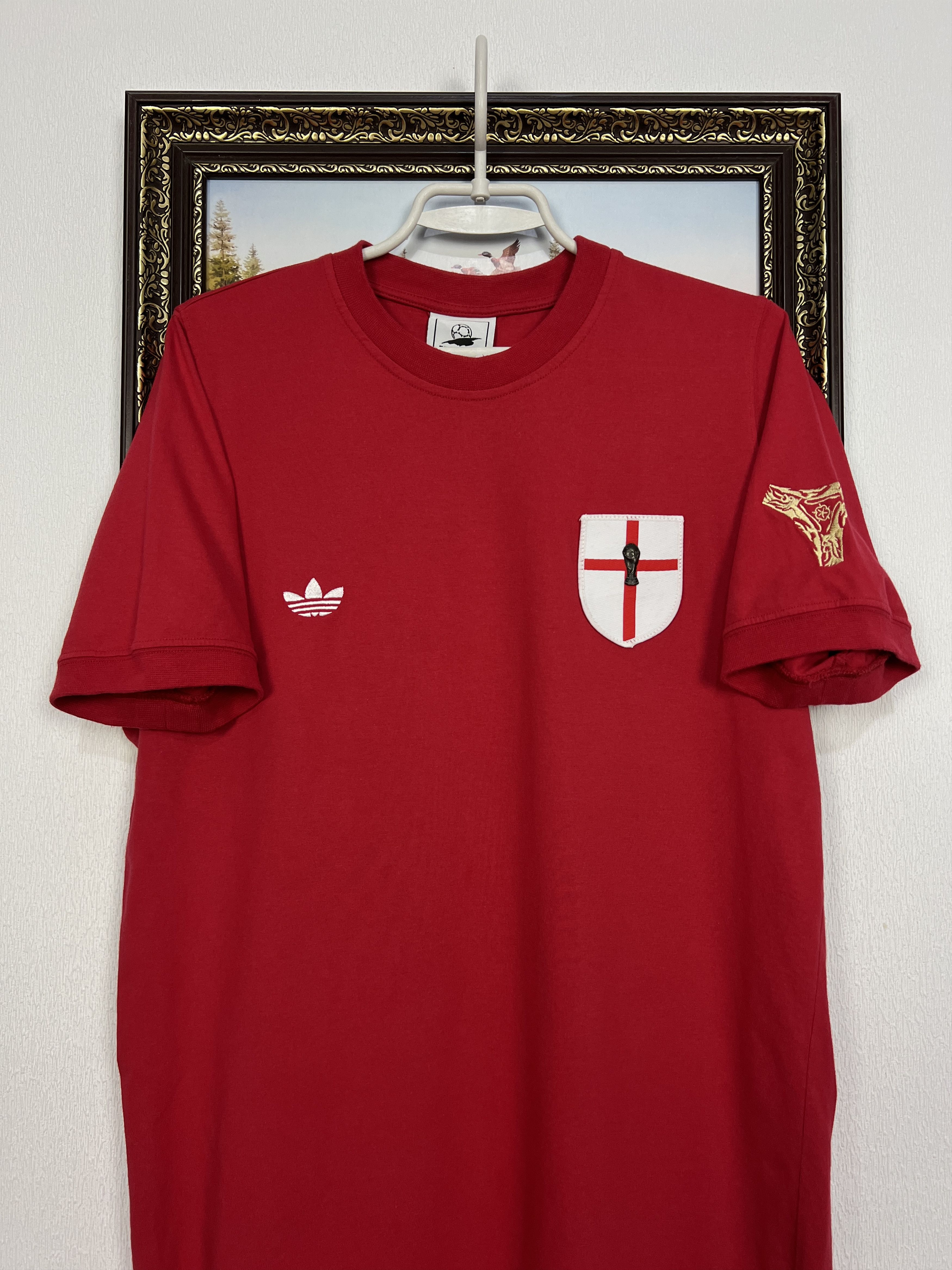 Adidas Vintage England Football Shirt World Cup Soccer Jersey Size US L / EU 52-54 / 3 - 2 Thumbnail