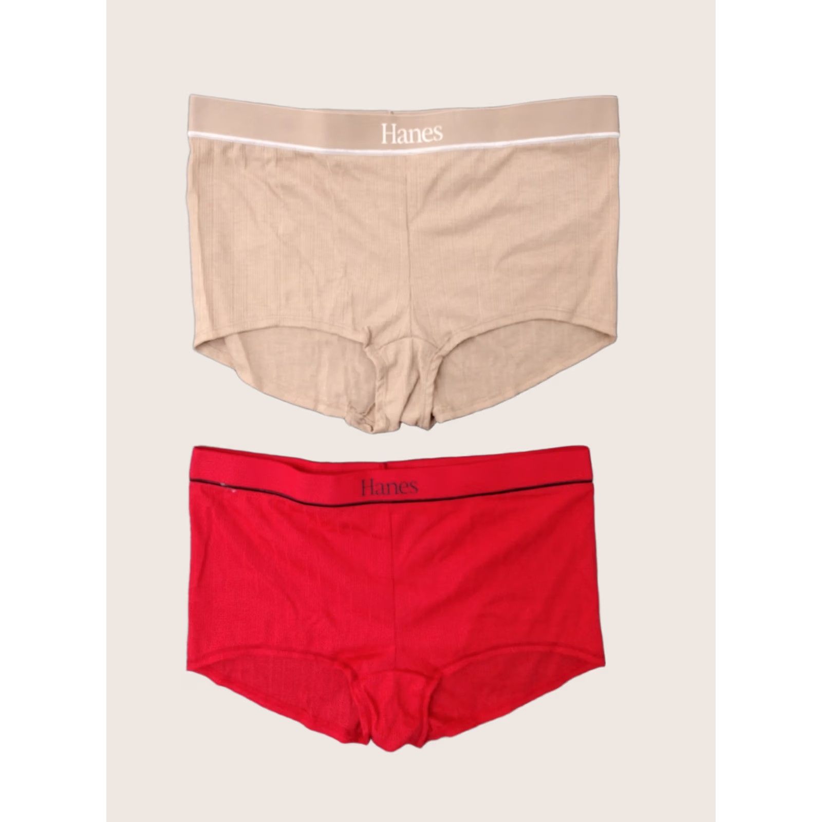 Hanes Hanes Panties 2-Pack Juniors Women's Polyester Underwear Size 7 Multicolor Ladies Brief High Rise Comfort Multicolor 7 Women Panties Hanes 2 Pack Size 28" / US 6 / IT 42 - 1 Thumbnail