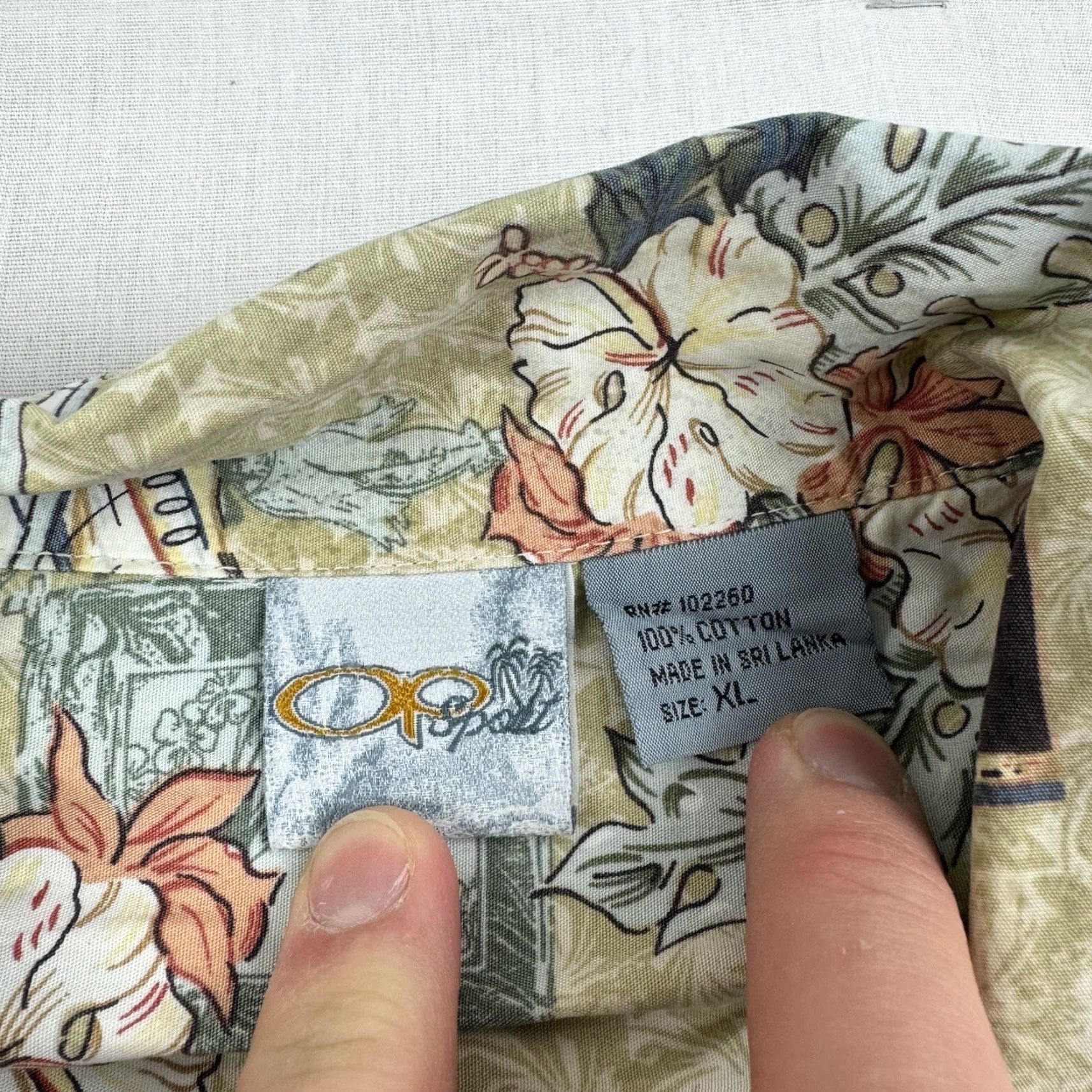 Ocean Pacific VINTAGE Ocean Pacific Sport Button Up Shirt Adult XL Tropical Island Planes Y2K Size US XL / EU 56 / 4 - 3 Thumbnail