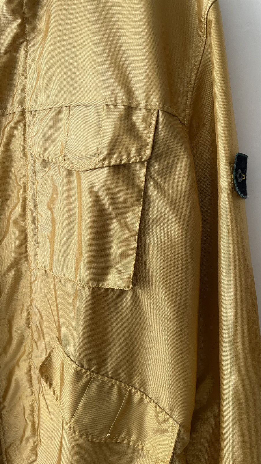 Stone Island archival stone Island formula steel gold shimmer 1996 Size US L / EU 52-54 / 3 - 3 Thumbnail