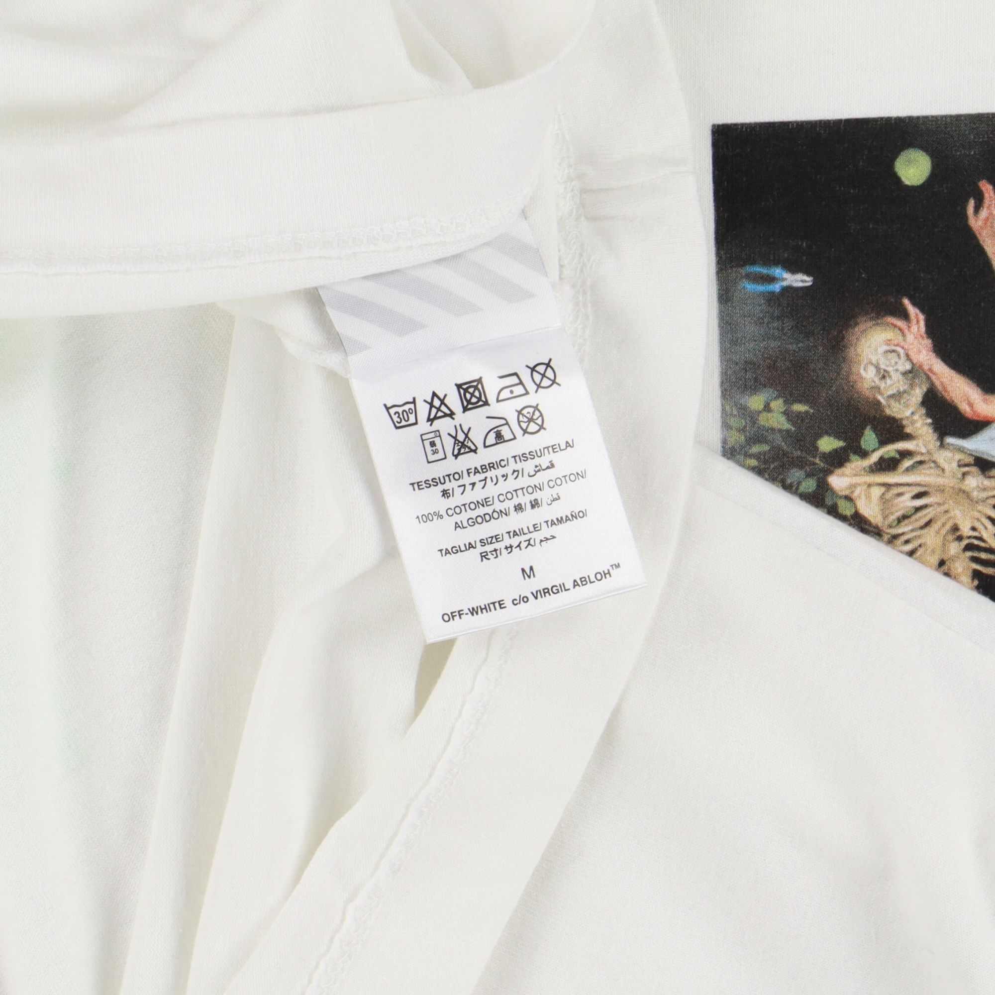 Off-White White Pascal Painting Golden Ratio Long Sleeve T-shirt Size US M / EU 48-50 / 2 - 6 Thumbnail