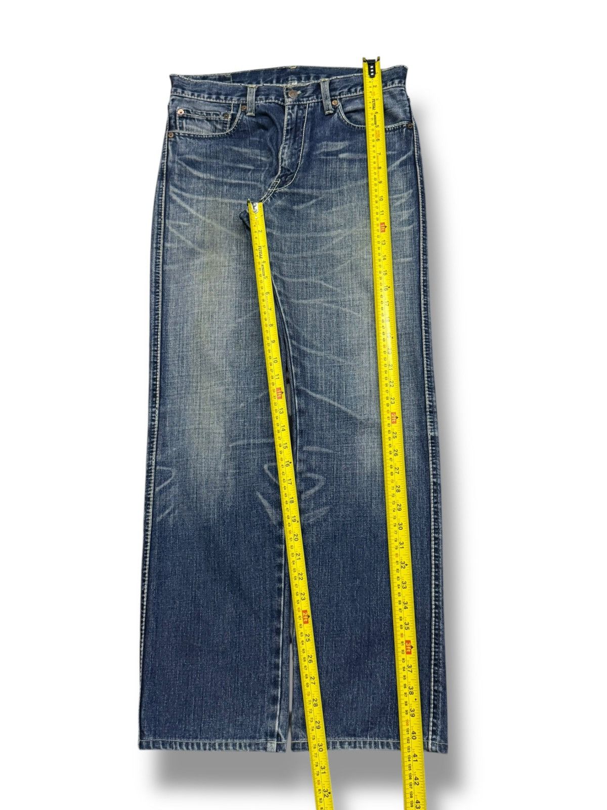 Levi's Vintage 00s Levi’s 505 Denim Jeans | Vintage Faded Y2K Japan Size US 31 - 16 Thumbnail
