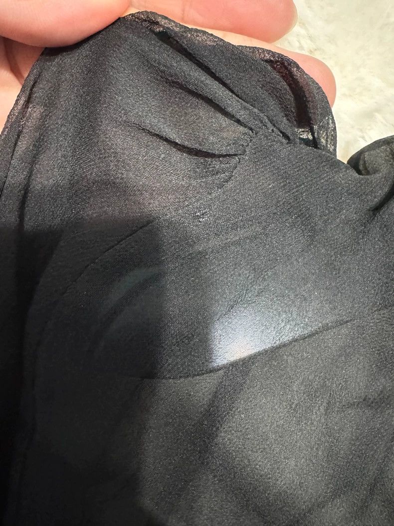 Yves Saint Laurent Saint Laruent Silk See-Through Turtleneck Shirt 2502-Nextar Size S / US 4 / IT 40 - 9 Thumbnail