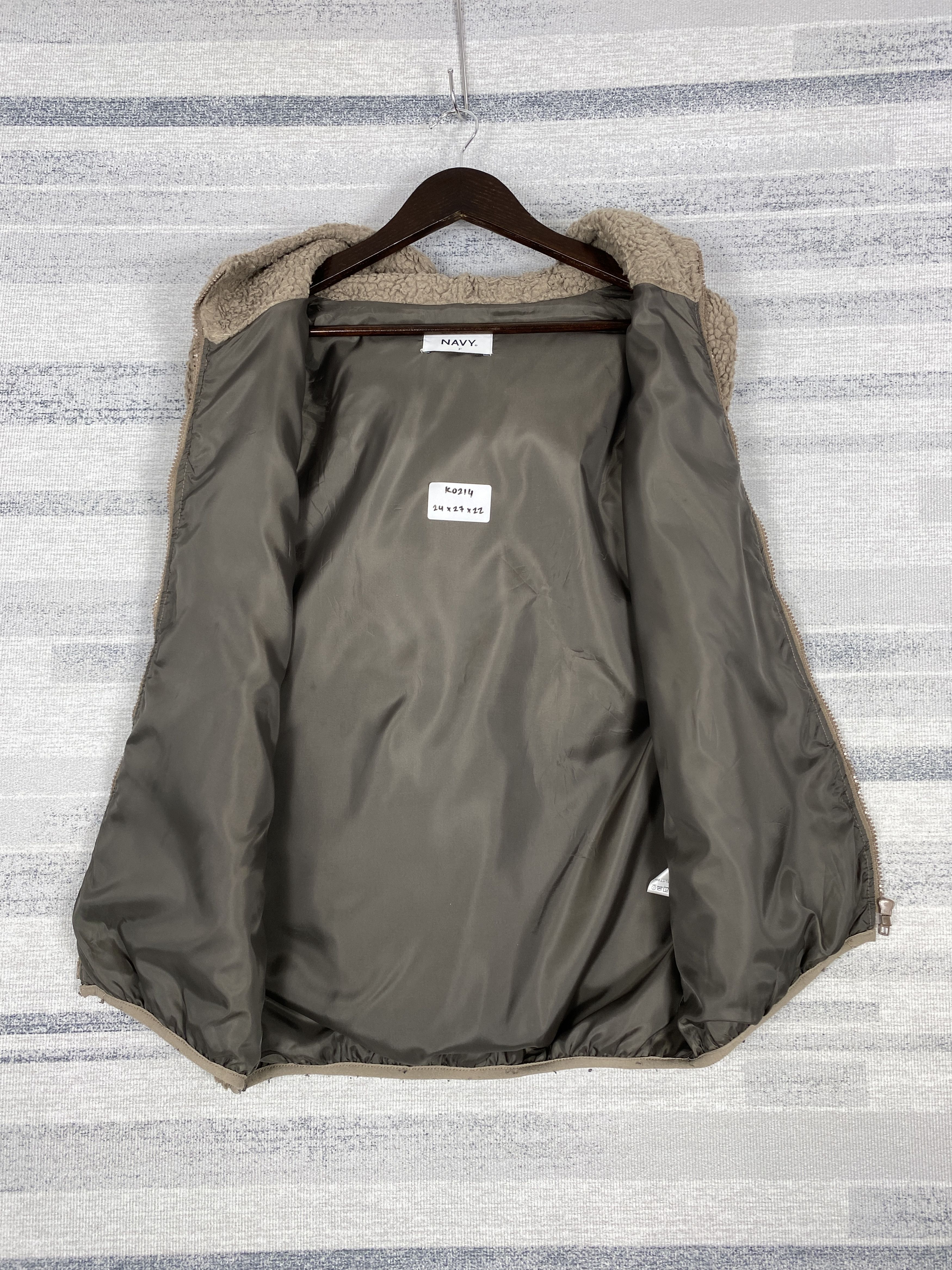Old Navy × Vintage Vintage Navy Sherpa Jacket Size US M / EU 48-50 / 2 - 7 Thumbnail