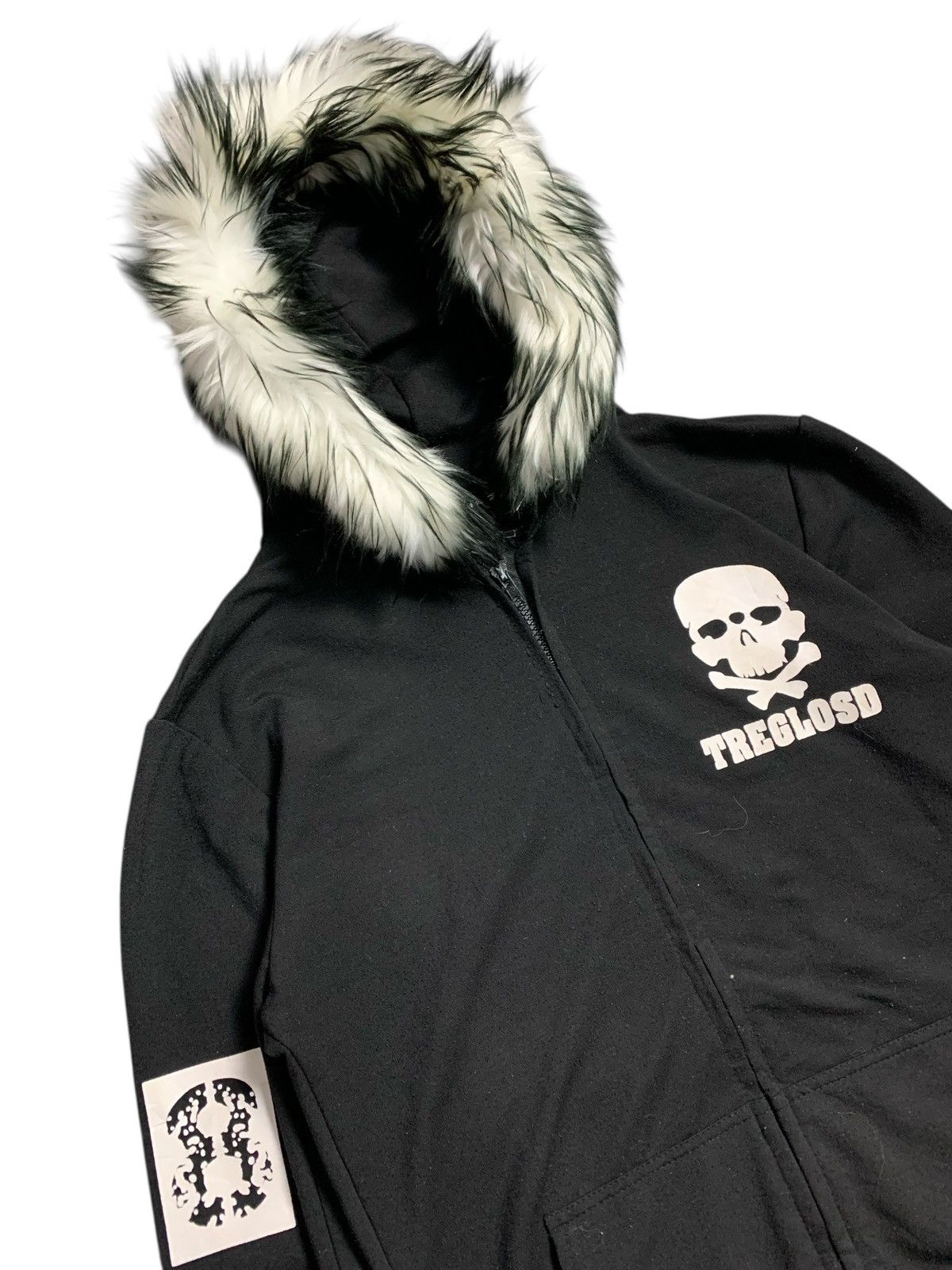 20471120 DEPARTURE RSPIDLY SKULL FUR ZIP HOODIE IFSIX LGB STYLE Size US M / EU 48-50 / 2 - 3 Thumbnail