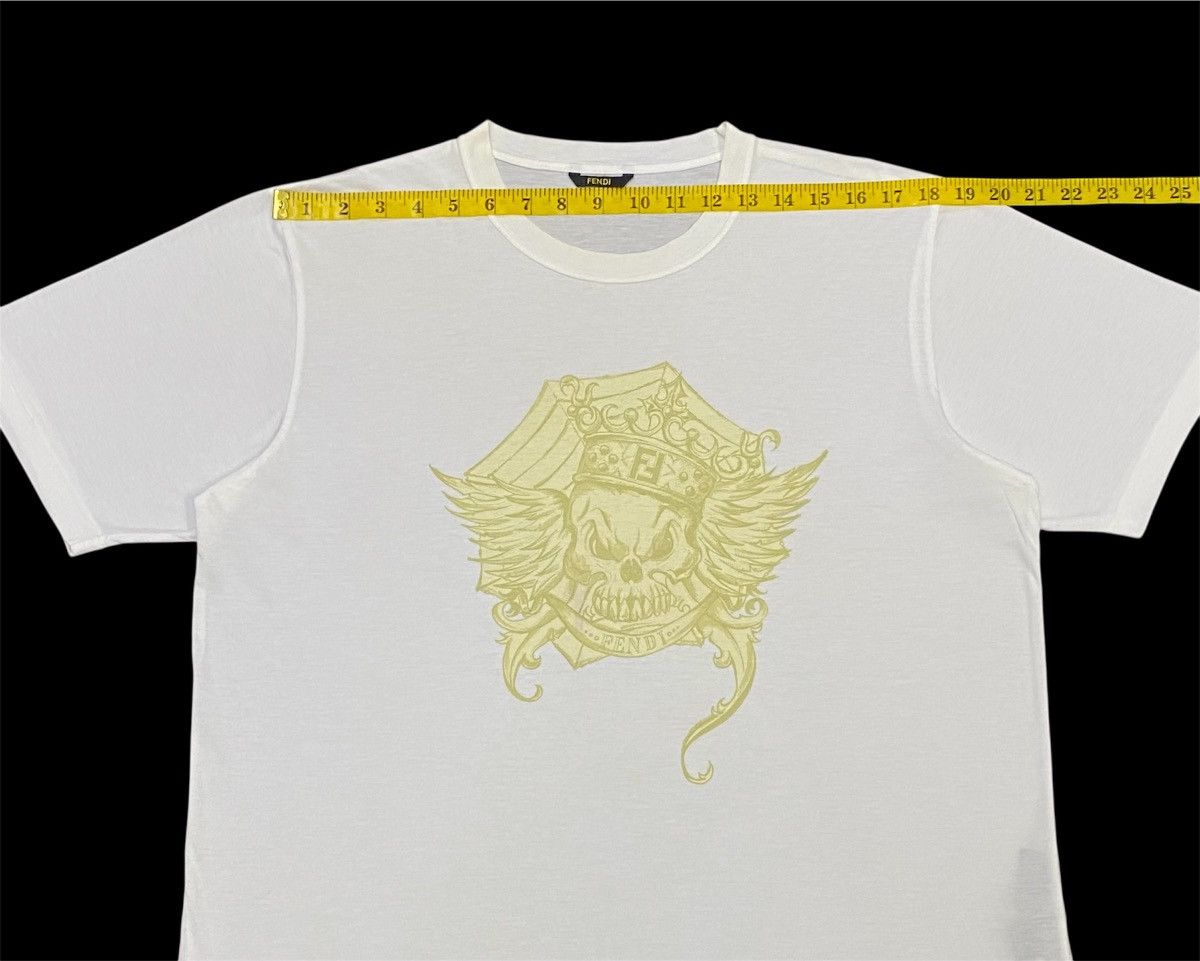 Fendi Fendi Skull Crewneck T-Shirt Size US L / EU 52-54 / 3 - 15 Thumbnail