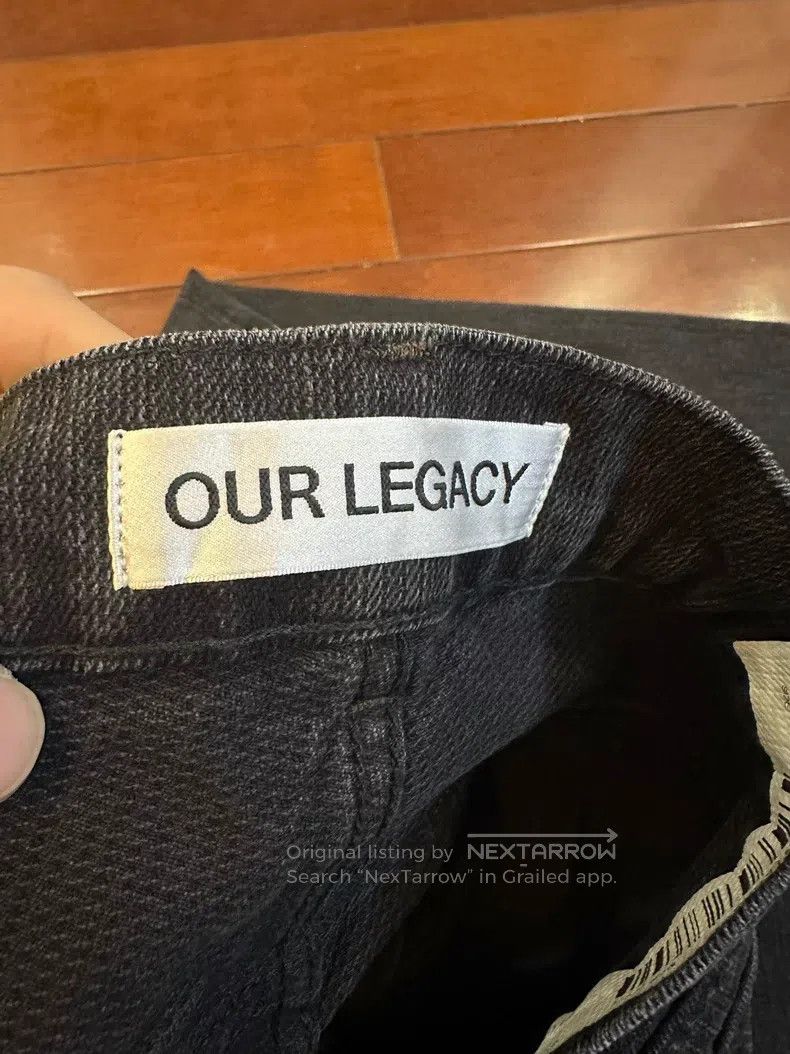 Our Legacy Our Legacy Black loose straight-leg jeans Size US 32 / EU 48 - 4 Thumbnail