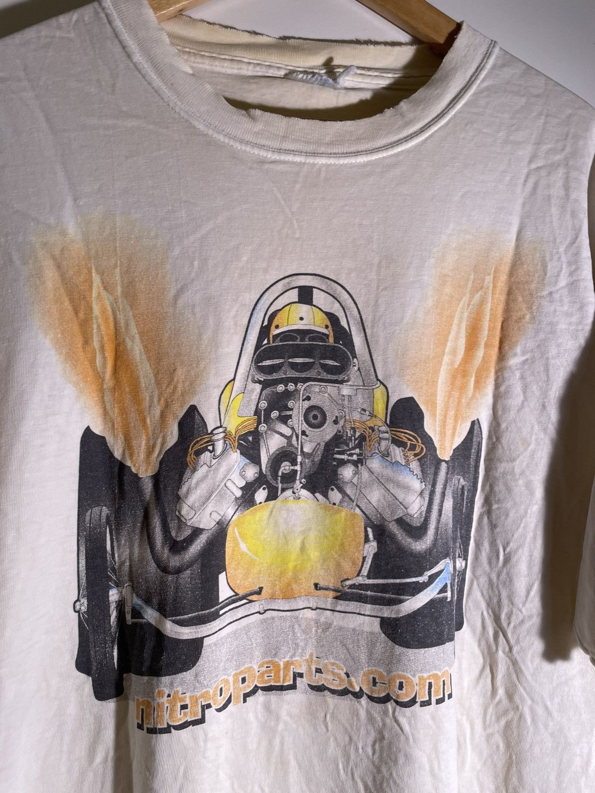 Vintage 90’s 2000’s Y2K VTG Vintage Nitro Parts Race Car Retro Shirt Size US XL / EU 56 / 4 - 7 Thumbnail