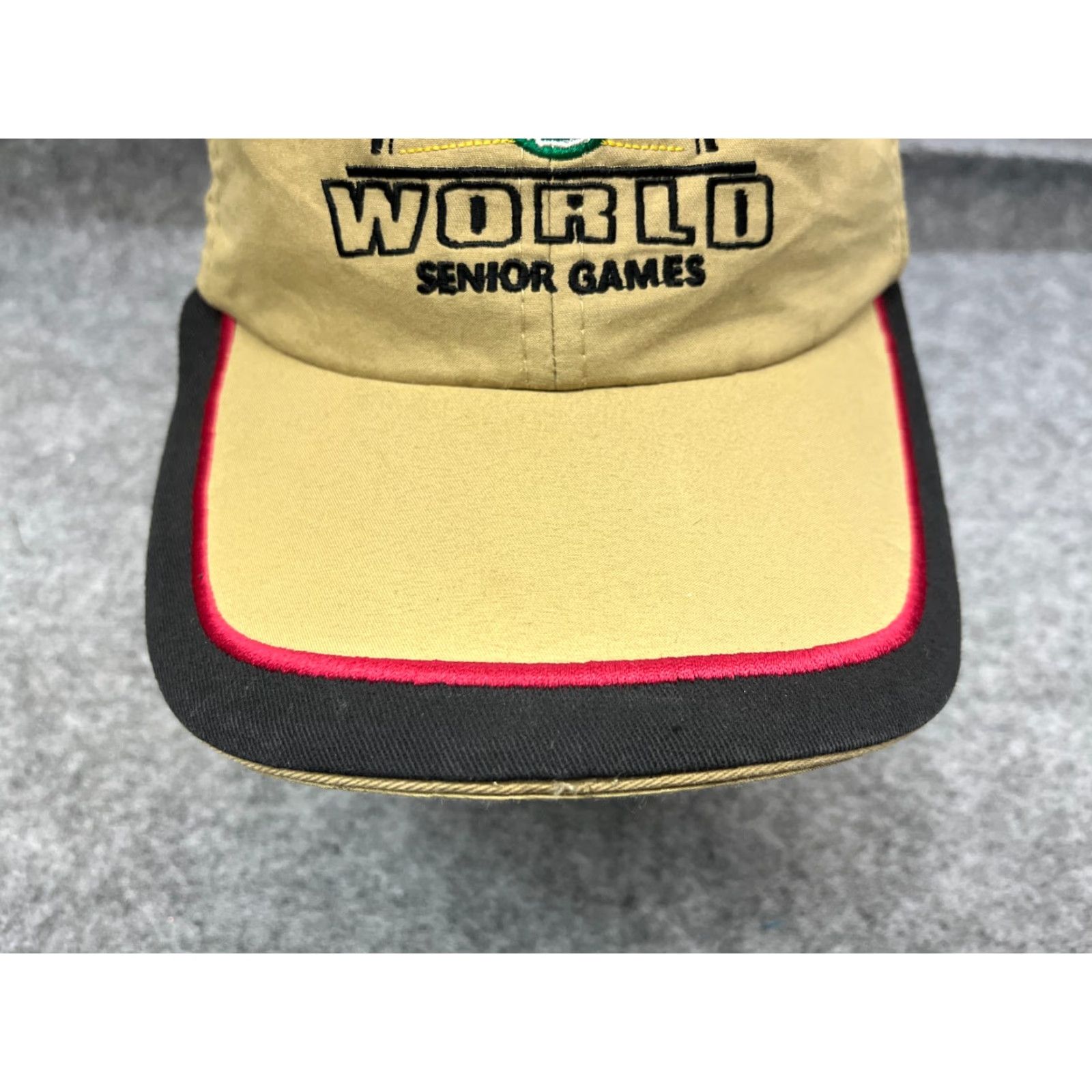 Huntsman Huntsman World Senior Games Hat Cap Strap Back Adult Beige Polyester Sports Size ONE SIZE - 3 Thumbnail