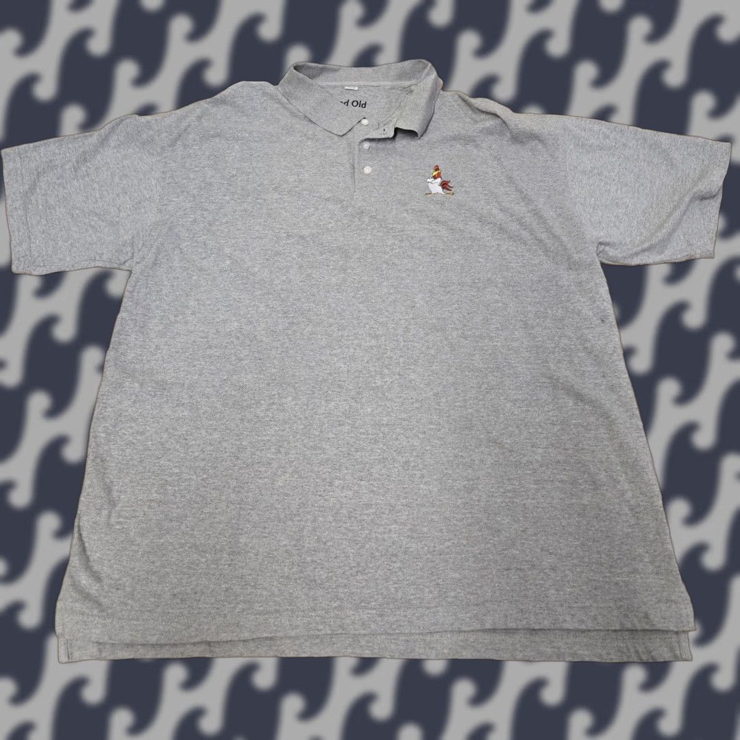 Vintage VINTAGE Warner Bros Studio Store Foghorn Leghorn Polo Shirt Mens 2XL Gray Good Old Boy Size US XXL / EU 58 / 5 - 1 Thumbnail