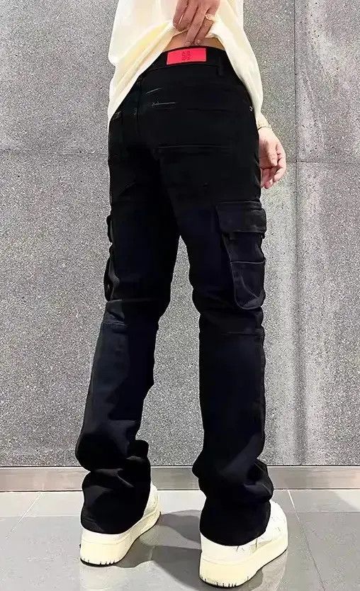 Japanese Brand Slim Fitting Straight Cargo Pant Size US 32 / EU 48 - 3 Thumbnail