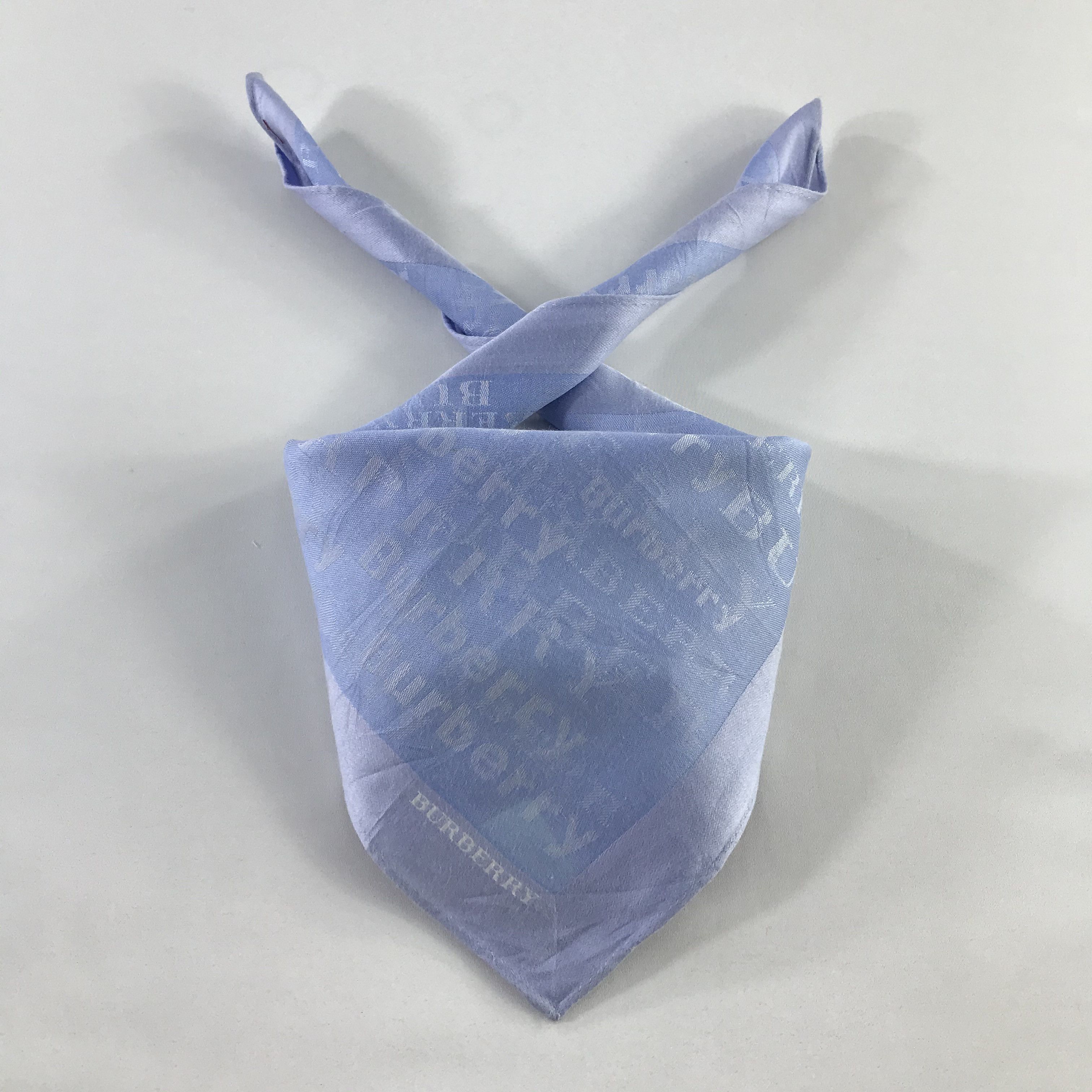 Burberry × Vintage Burberry Bandana / Handkerchief / Neckerchief - S847 Size ONE SIZE - 3 Thumbnail