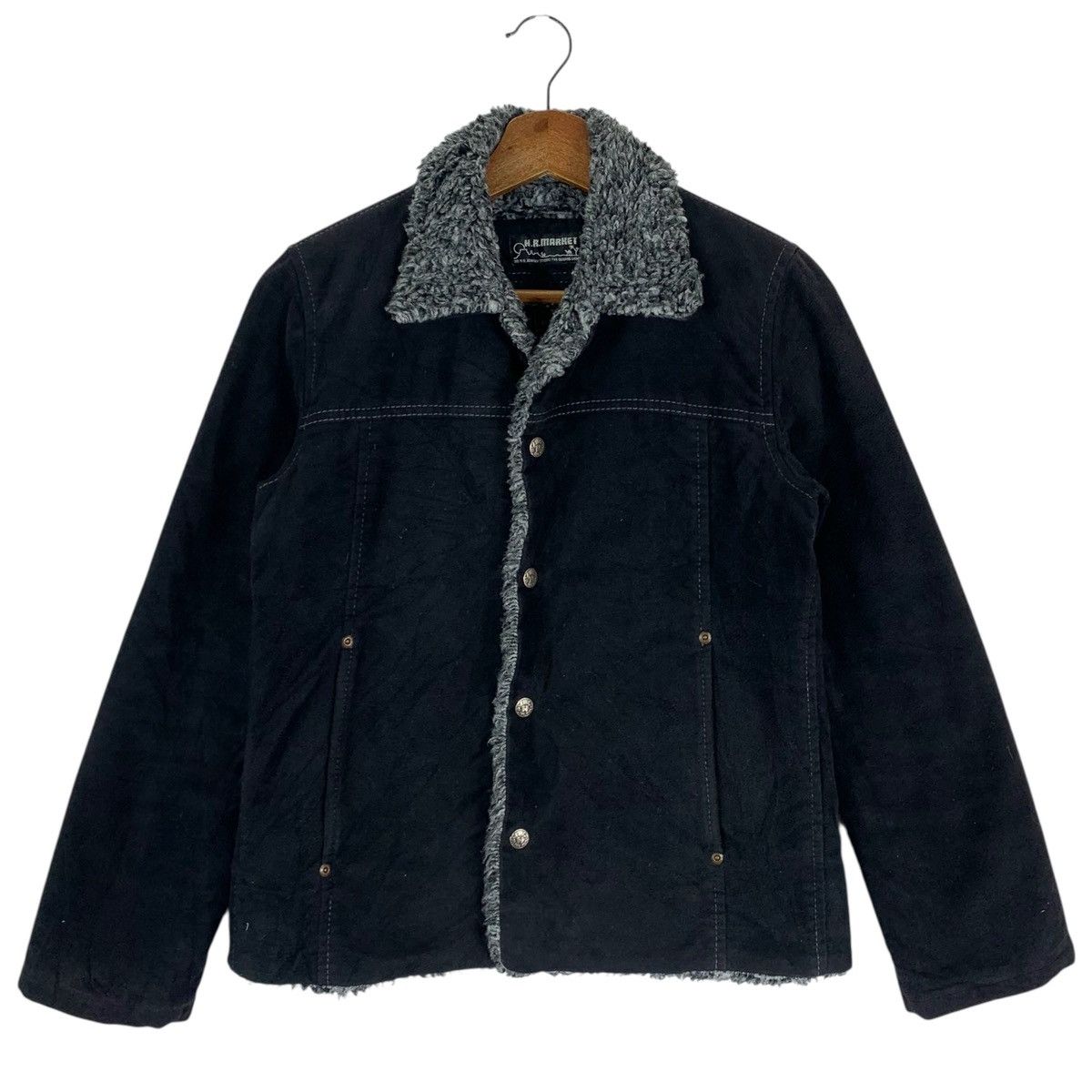 Blue Blue Japan VINTAGE HR MARKET BLUE BLUE JAPAN SHERPA JACKET Size US M / EU 48-50 / 2 - 1 Thumbnail