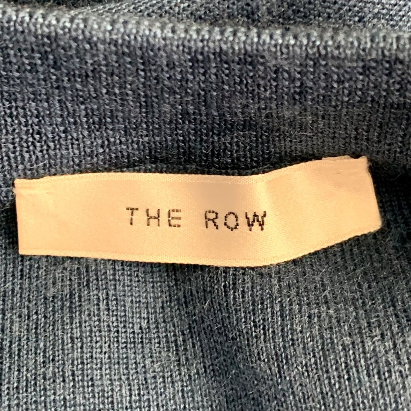 The Row THE ROW Sweater Womens L Blue Size Cashmere Blend Knit Oversized Neck Size L / US 10 / IT 46 - 4 Thumbnail