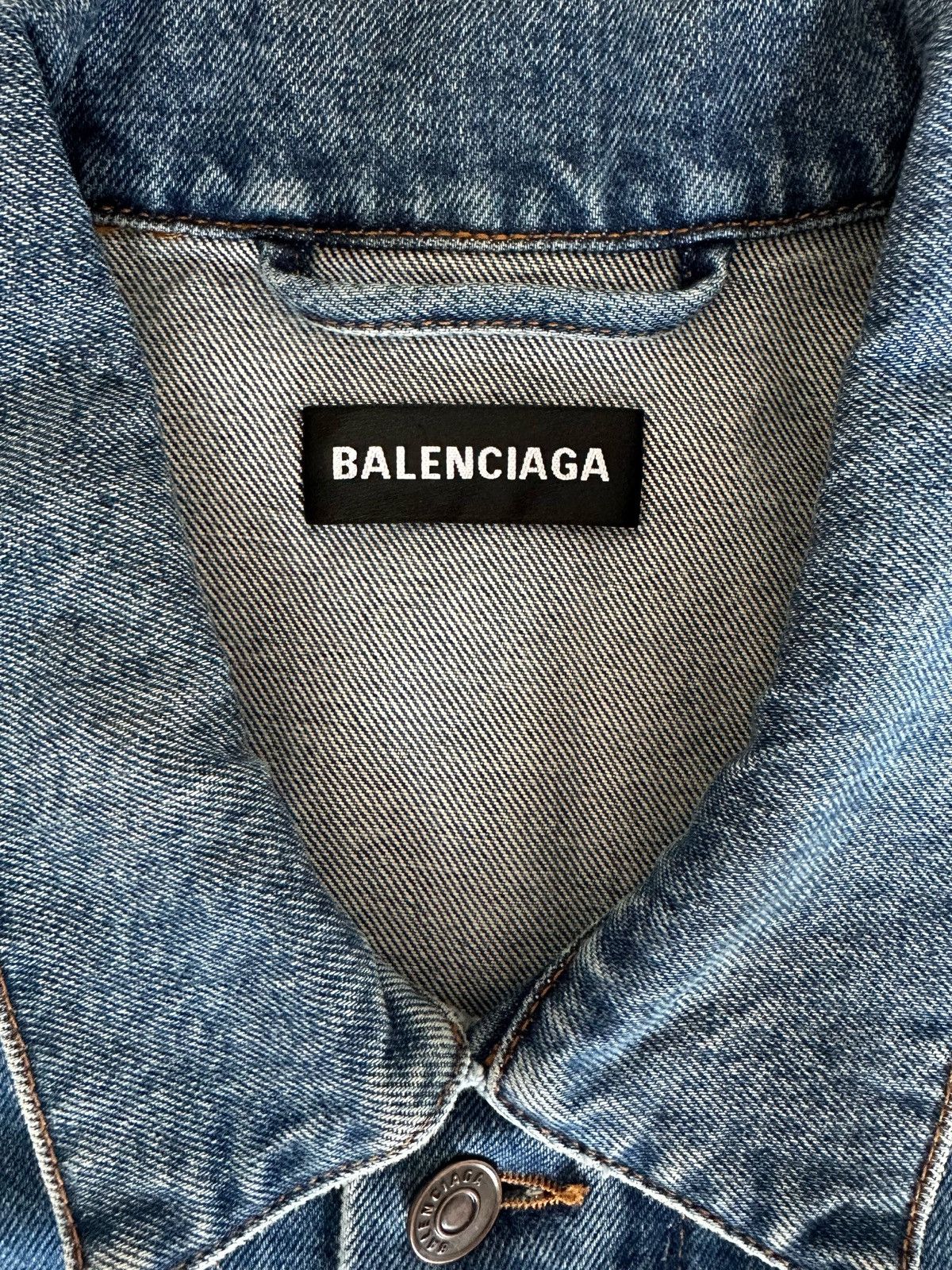 Balenciaga Balenciaga AW18 Hybrid Denim Vest Size US S / EU 44-46 / 1 - 4 Thumbnail