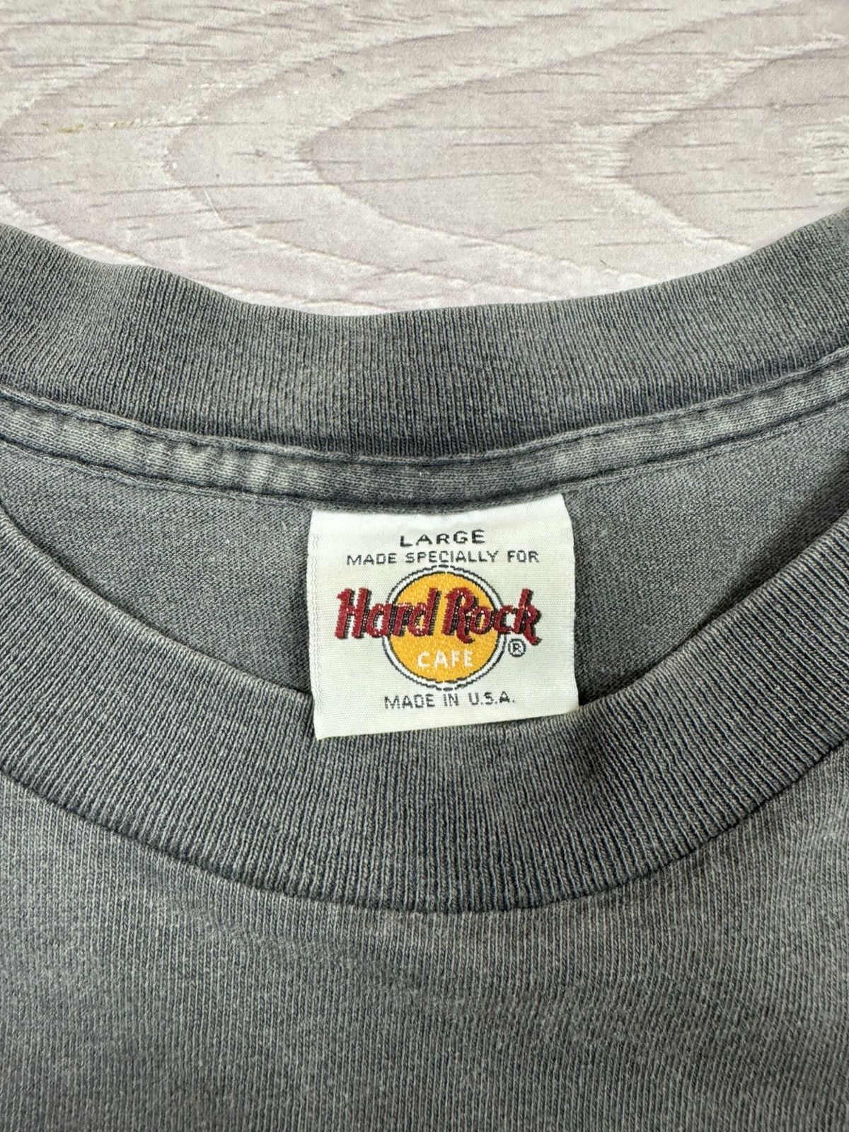 Hard Rock Cafe Vintage 90s Hard Rock Cafe New York City Faded Retro T shirt Size US L / EU 52-54 / 3 - 8 Thumbnail