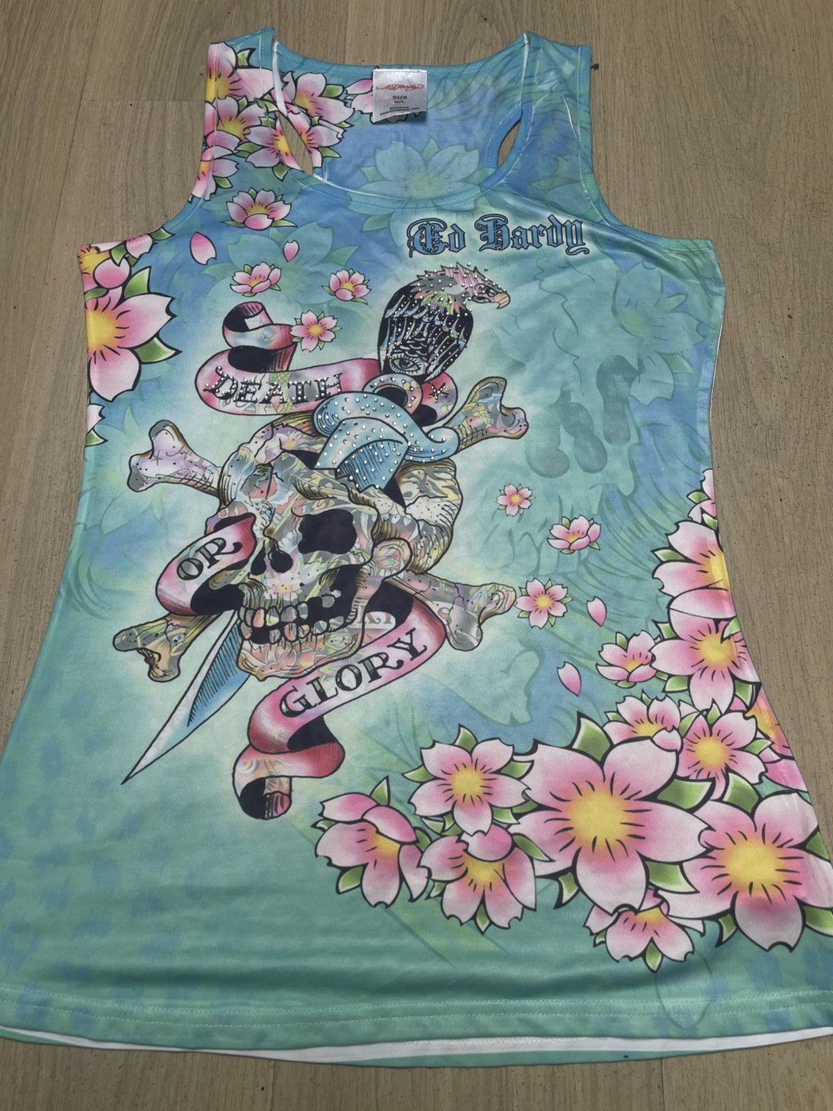 Ed Hardy Ed hardy vintage 90s USA street fashion style rare Size L / US 10 / IT 46 - 1 Thumbnail