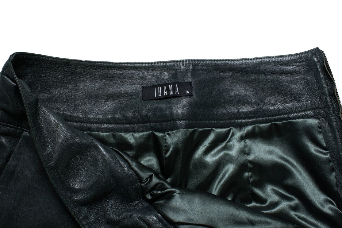 Other Ibana, green leather wide leg pants Size 27" / US 4 / IT 40 - 5 Thumbnail