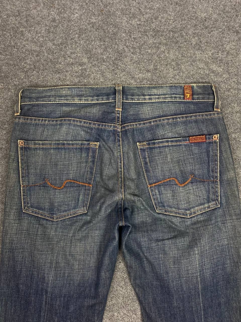 7 For All Mankind 7 for all mankind bootcut flare denim nice design Size US 34 / EU 50 - 3 Thumbnail
