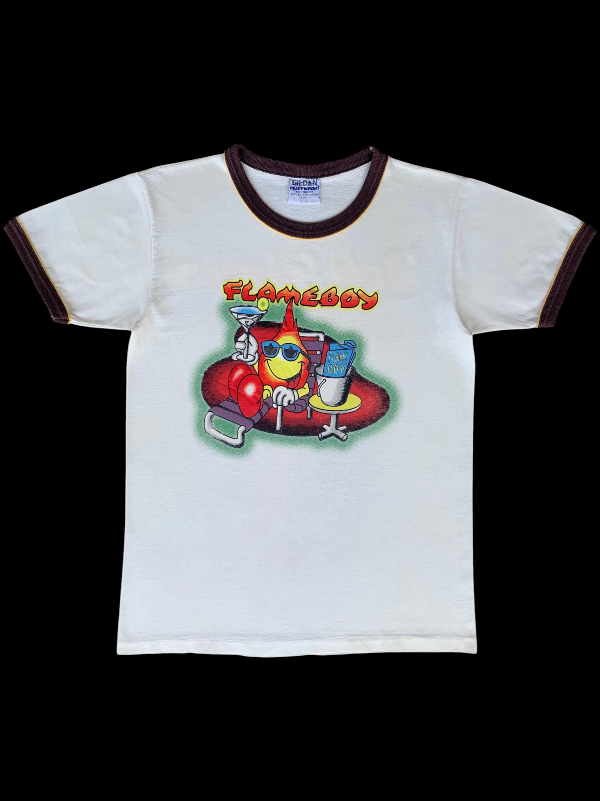World Industries 1990' Flameboy World Industries Ringer Tee Size M / US 6-8 / IT 42-44 - 8 Thumbnail