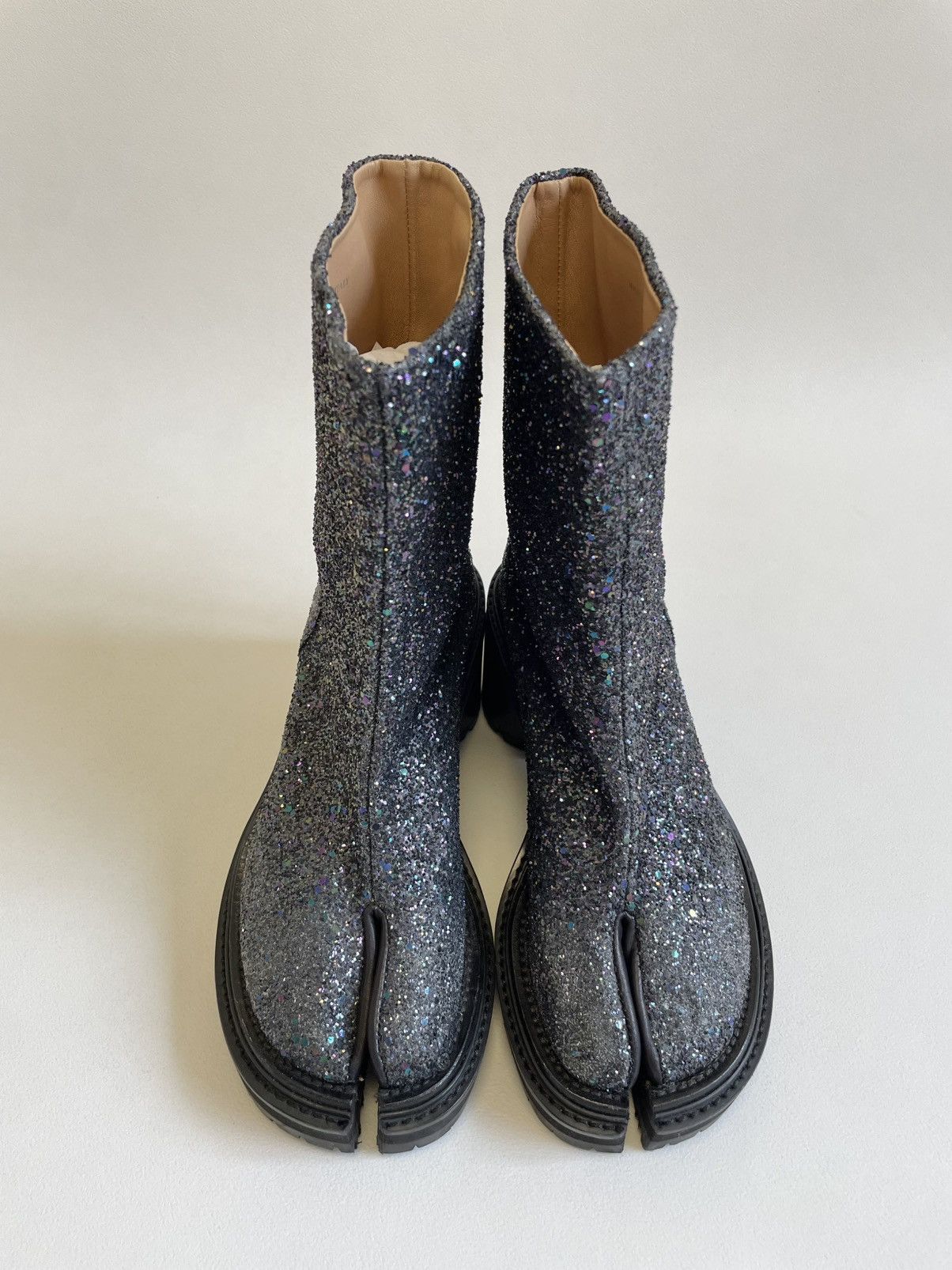 Maison Margiela A/W 19 High Heel Glitter Hunter Tabi Boots Size US 7 / IT 37 - 8 Thumbnail