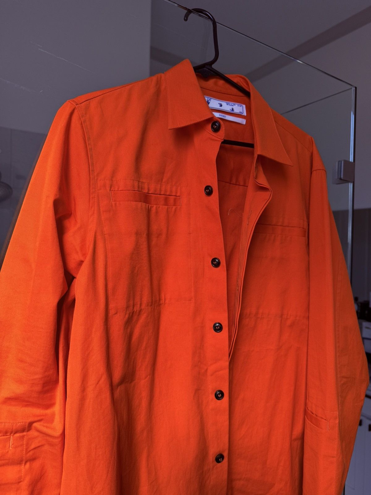 Off-White Off-White Orange Workwear Overshirt Jacket Size US M / EU 48-50 / 2 - 11 Thumbnail