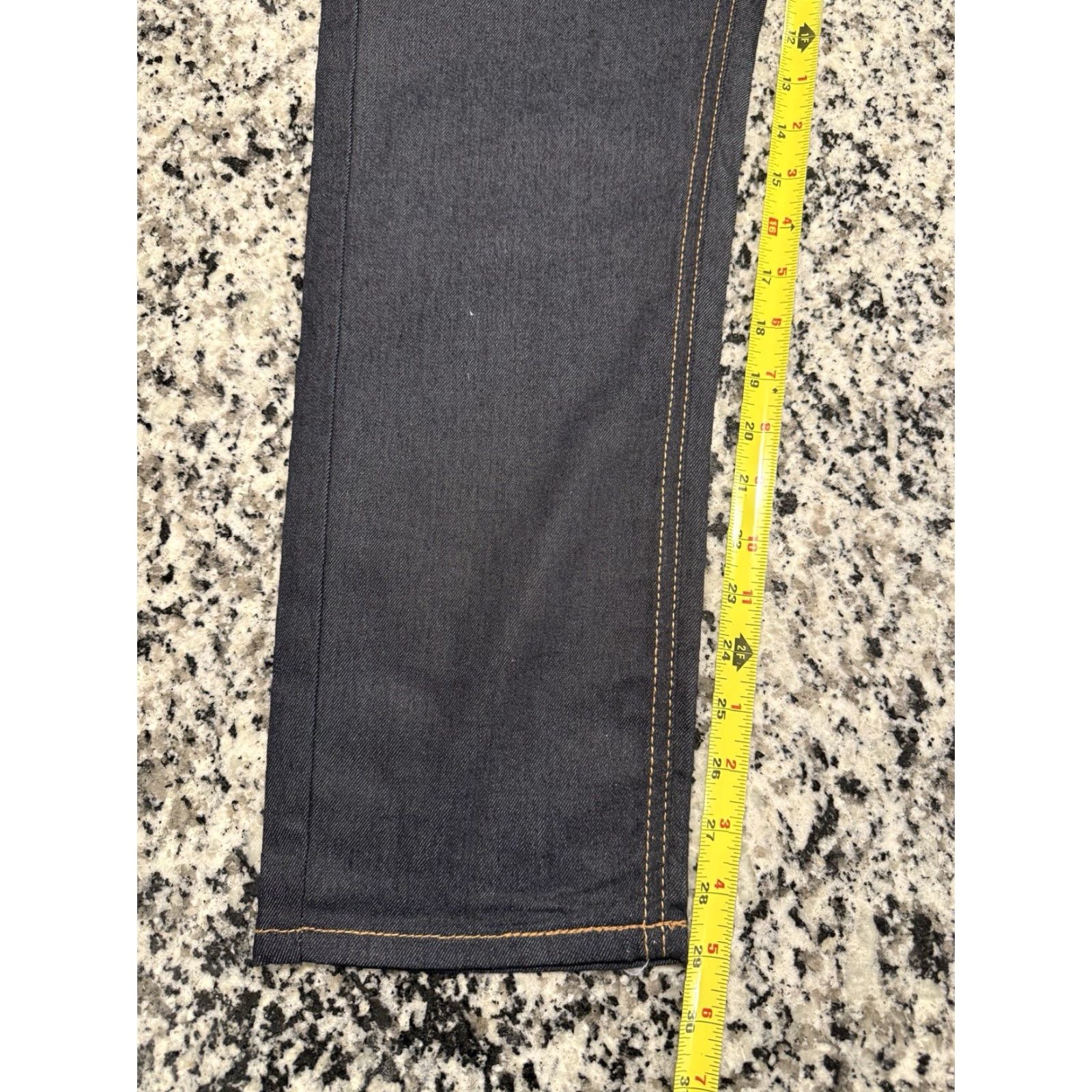 Denime VINTAGE Tailor Vintage Men Canaan Slim Fit Stretch Denim Jeans 36x29 Blue Straight Mens Size US 36 / EU 52 - 2 Thumbnail