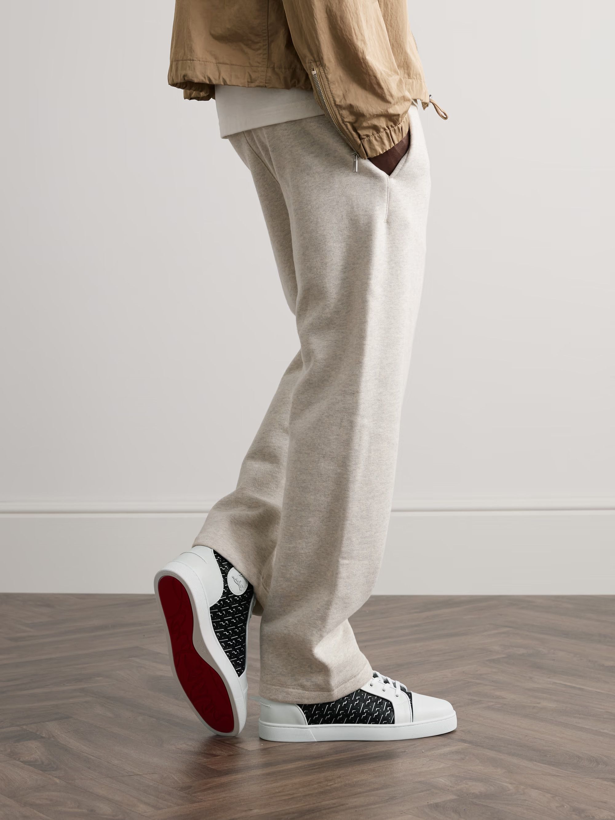 Christian Louboutin CHRISTIAN LOUBOUTIN Louis Orlato white leather sneakers 8 Size US 8 / EU 41 - 2 Thumbnail